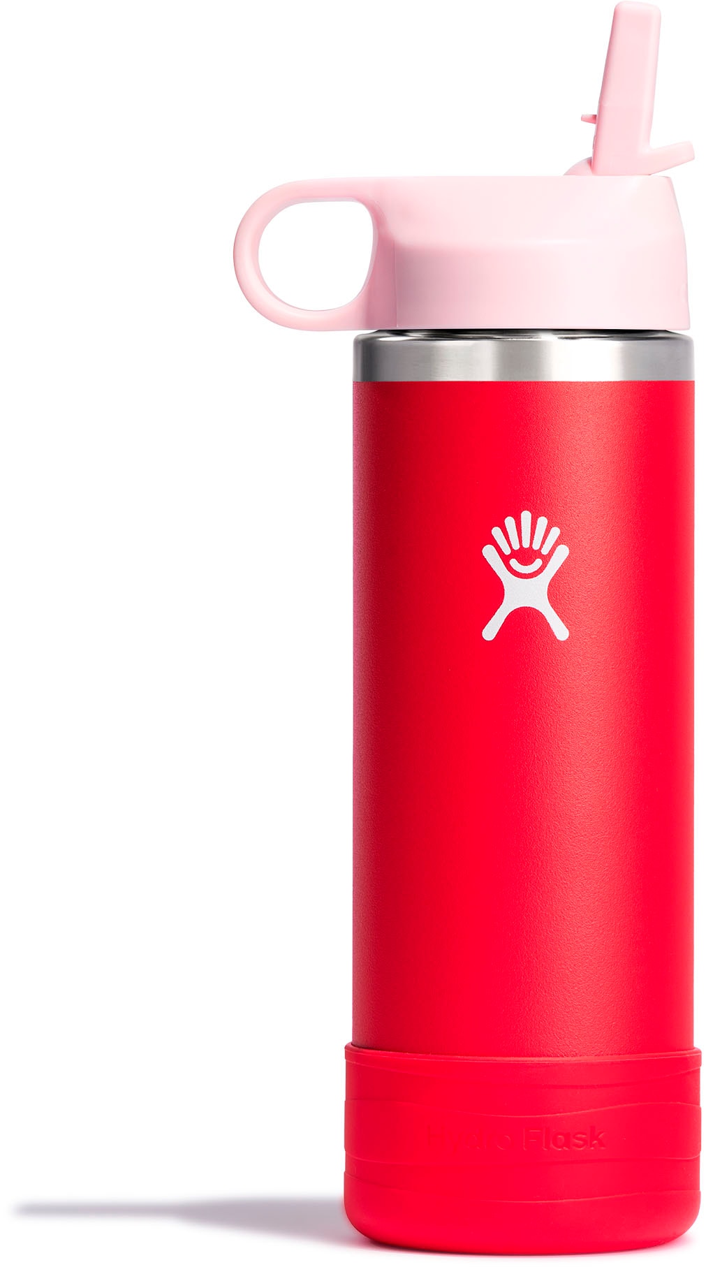 Hydro Flask Trinkflasche »Kids Wide Mouth Straw Cap and Boot«, TempShield™ -doppelwandige Vakuumisolierung, 533 ml