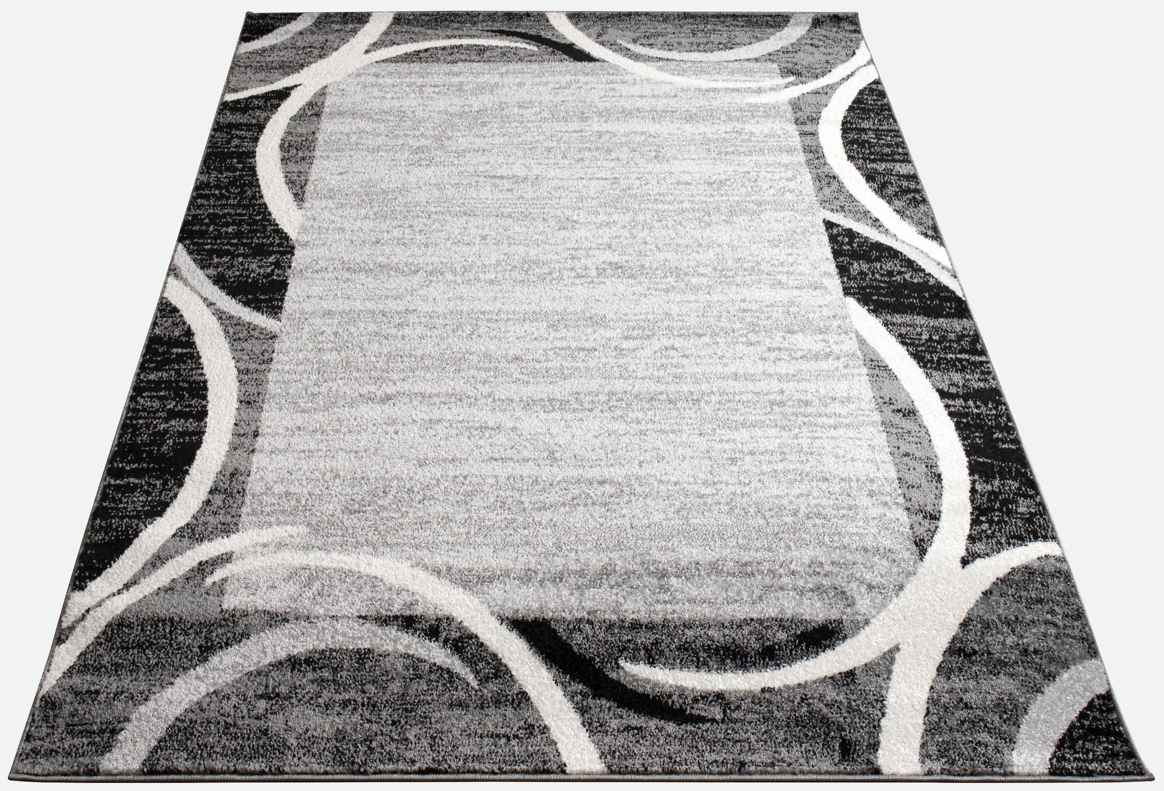 Paco Home Teppich »Sinai 059«, rechteckig, 13 mm Höhe, Kurzflor, modernes Design, mit Bordüre