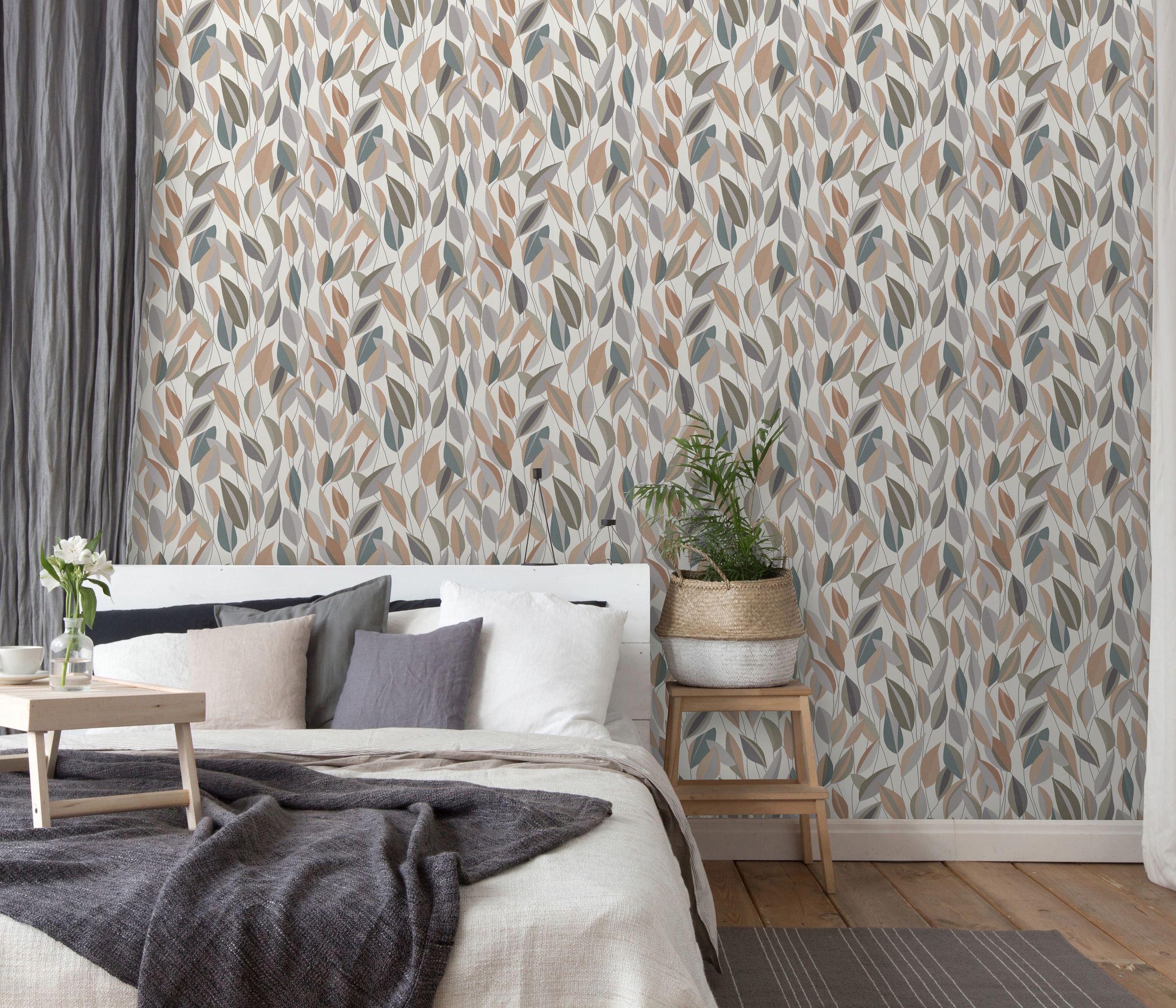 Erismann Vliestapete »Vliestapete FOLIAGE«, botanisch-tropisch-geblümt, Phthalate frei