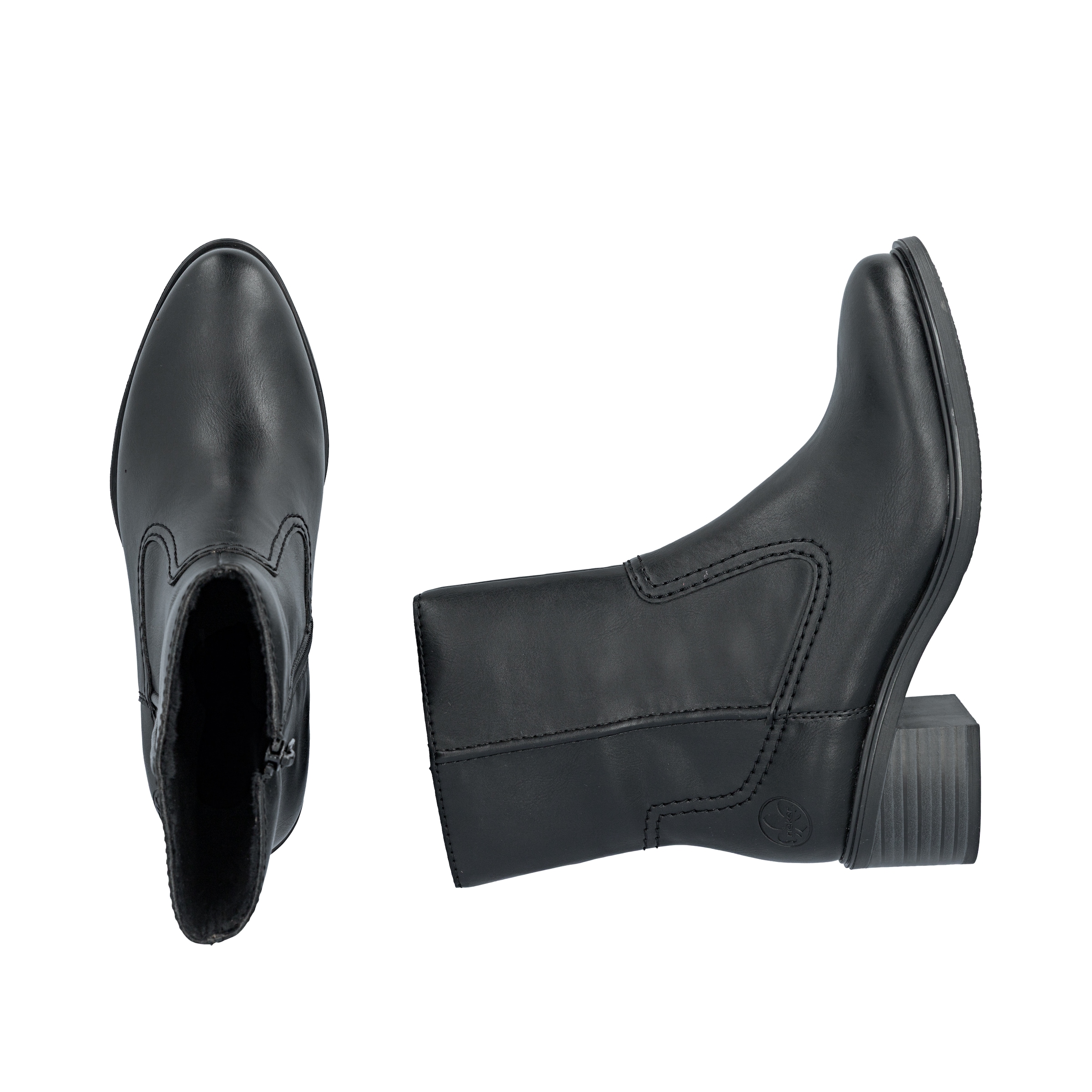 Rieker Stiefelette  Boots, Klassik-Stiefelette mit Blockabsatz