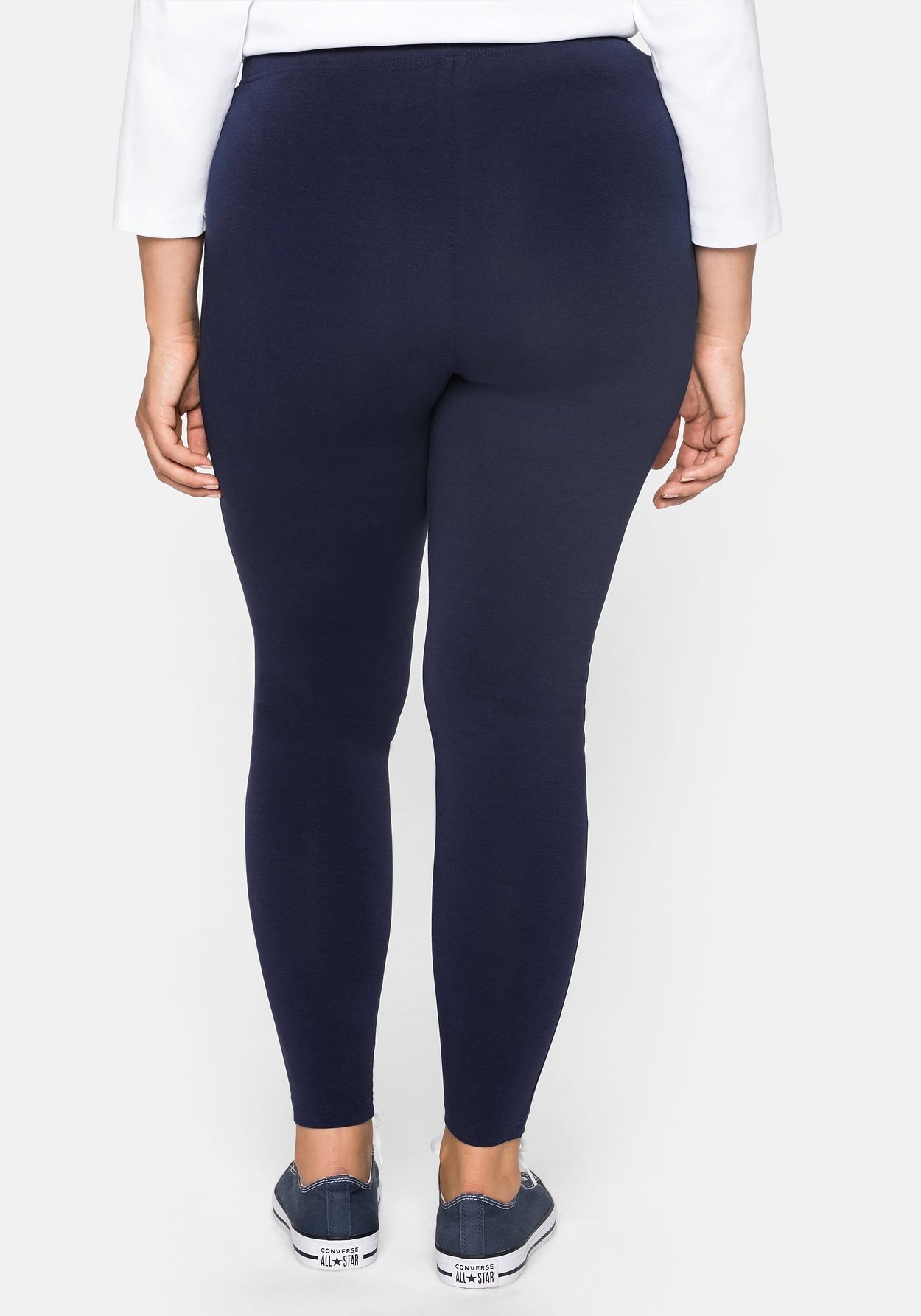 Sheego Leggings »Leggings aus hautfreundlichem Baumwoll-Mix«