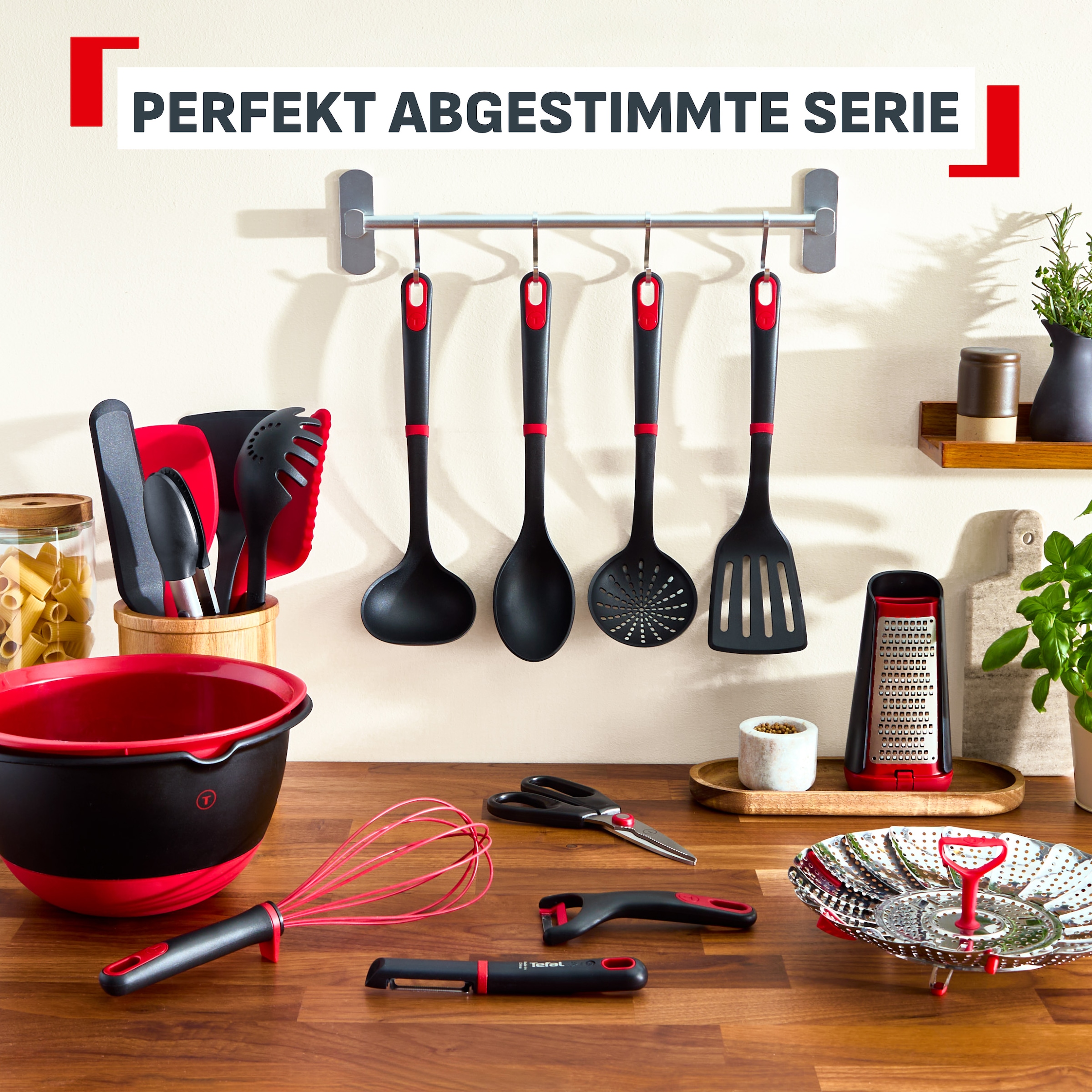 Tefal Pizzaschneider »Ingenio+« hitzebeständig bis 230°C, spülmaschinenfest, verstärktes Nylon