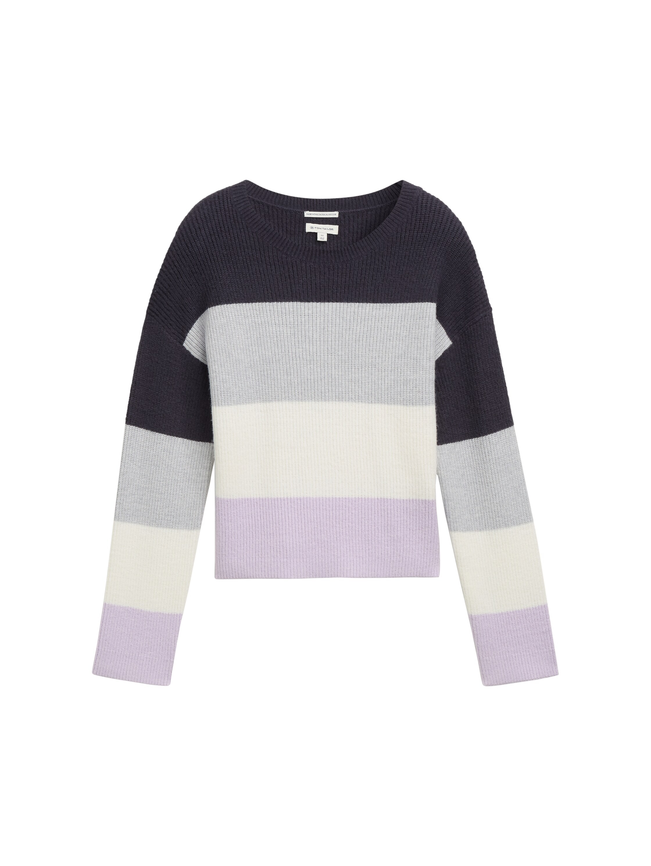 TOM TAILOR Strickpullover, mit Colour Blocking