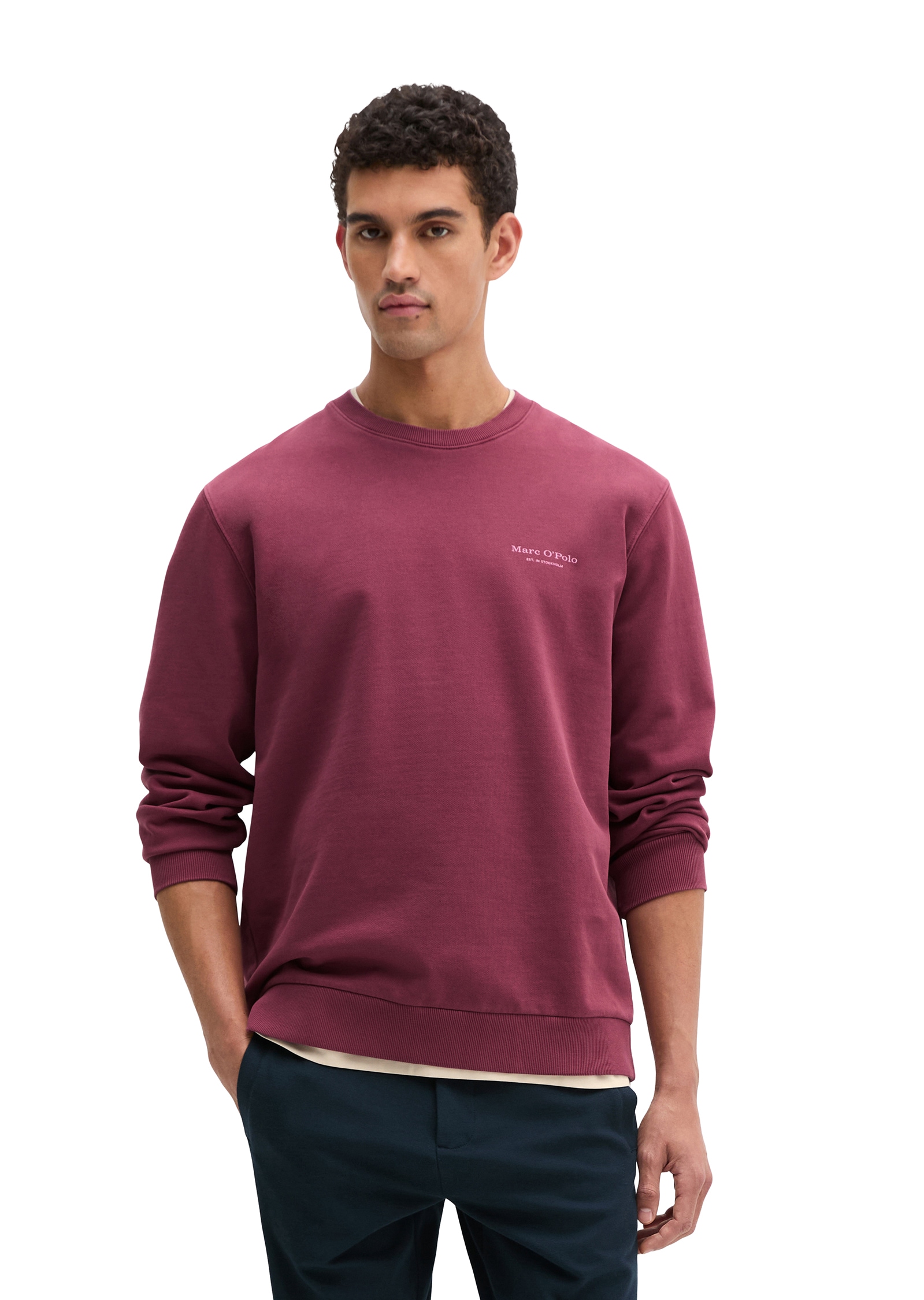 Marc O'Polo Sweatshirt , regular fit mit Logoprint auf der Rückseite
