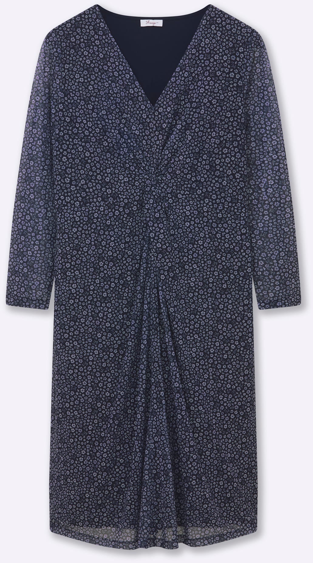Sheego Druckkleid »Mesh-Kleid«
