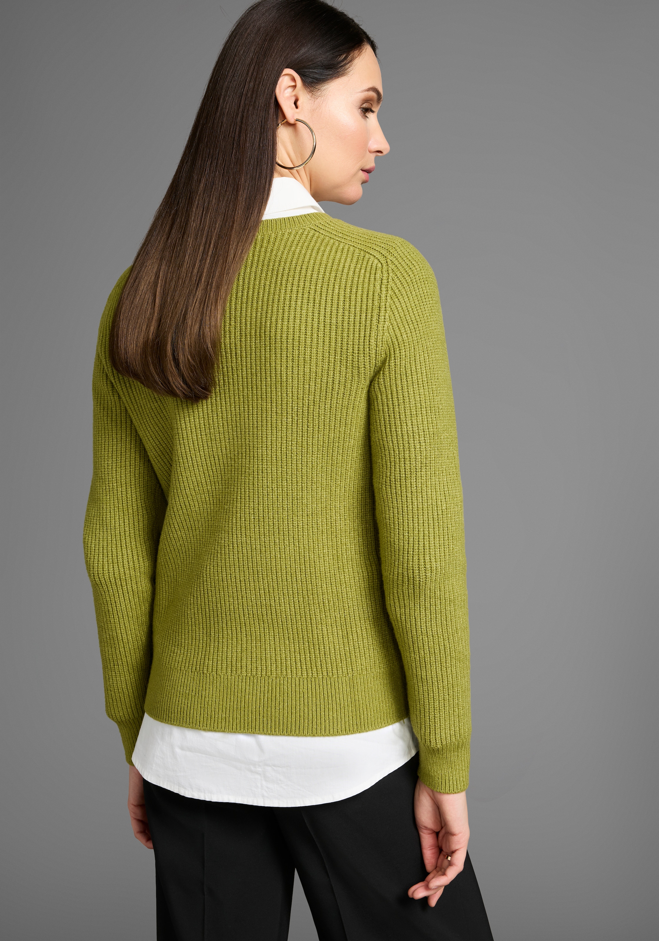 HECHTER PARIS Strickjacke, mit Knopfleiste