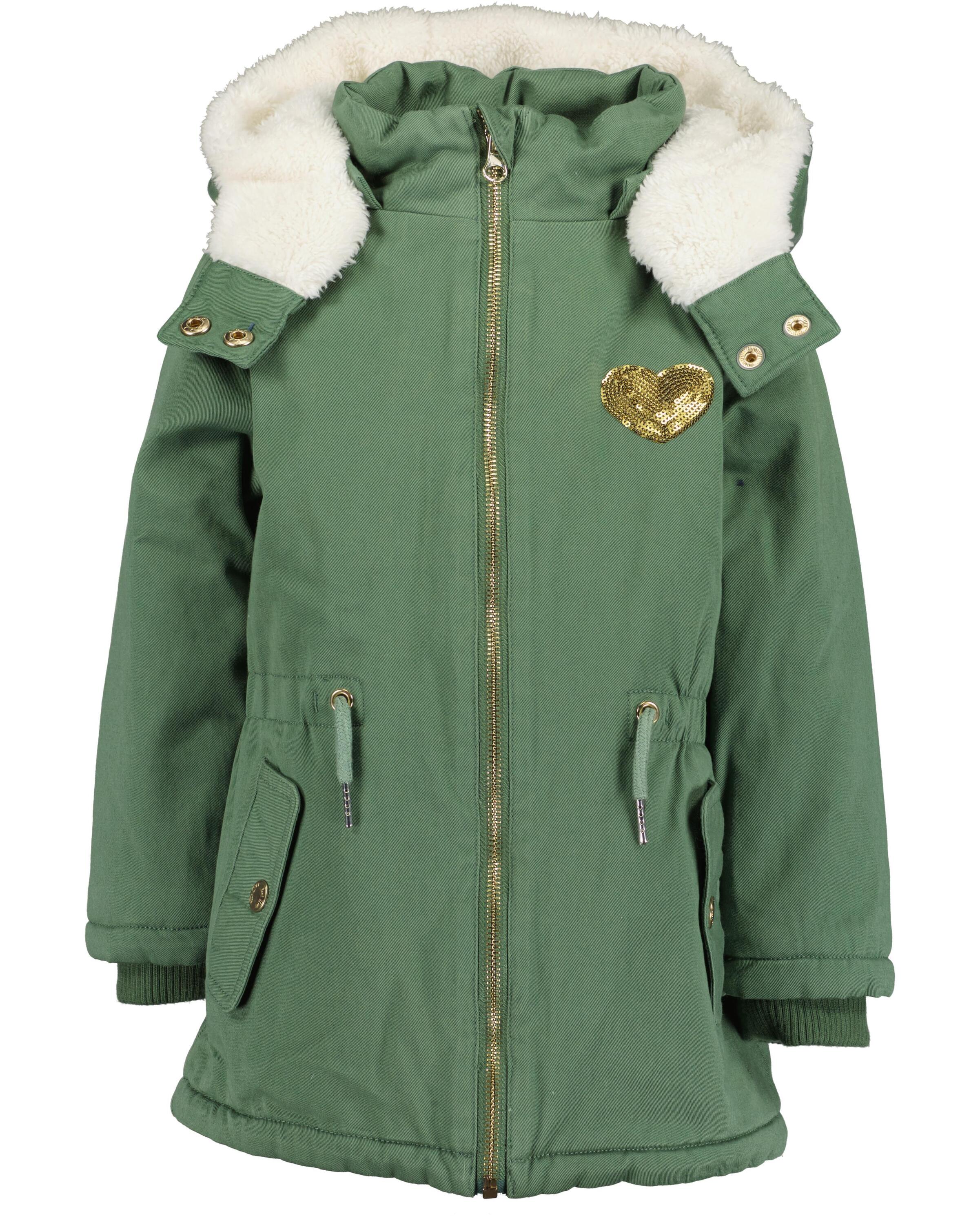 Blue Seven Mädchen Winterjacke »Winter-Parka FALL« 1 Stk. tlg. mit Kapuze in grün, Größe 92