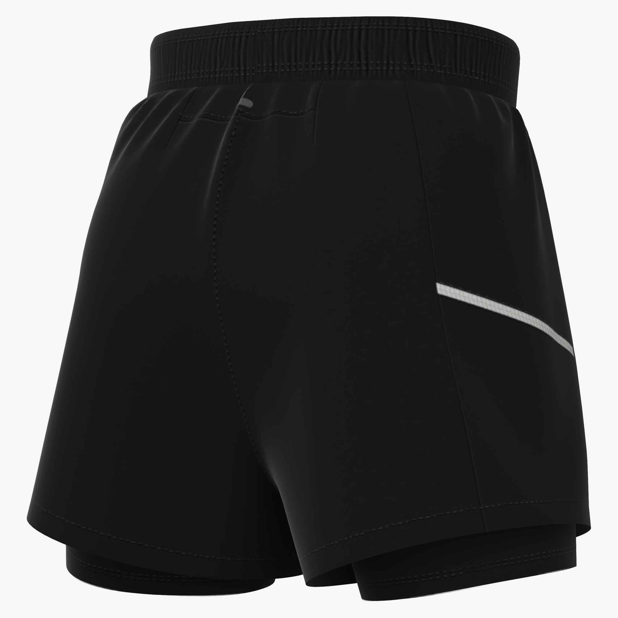 Nike Laufshorts »M NK DF MILER 5IN 2IN1 SHORT«  2-in-1-Design, ohne Verschluss, mit Dri-FIT-Technologie, aus Polyester