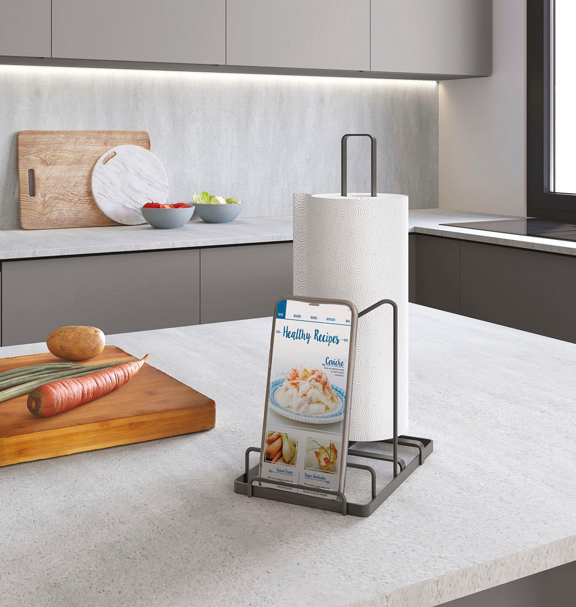 Metaltex Küchenrollenhalter »Tokyo Lava«, mit exclusiver TouchTherm®  Beschichtung kaufen bei OTTO