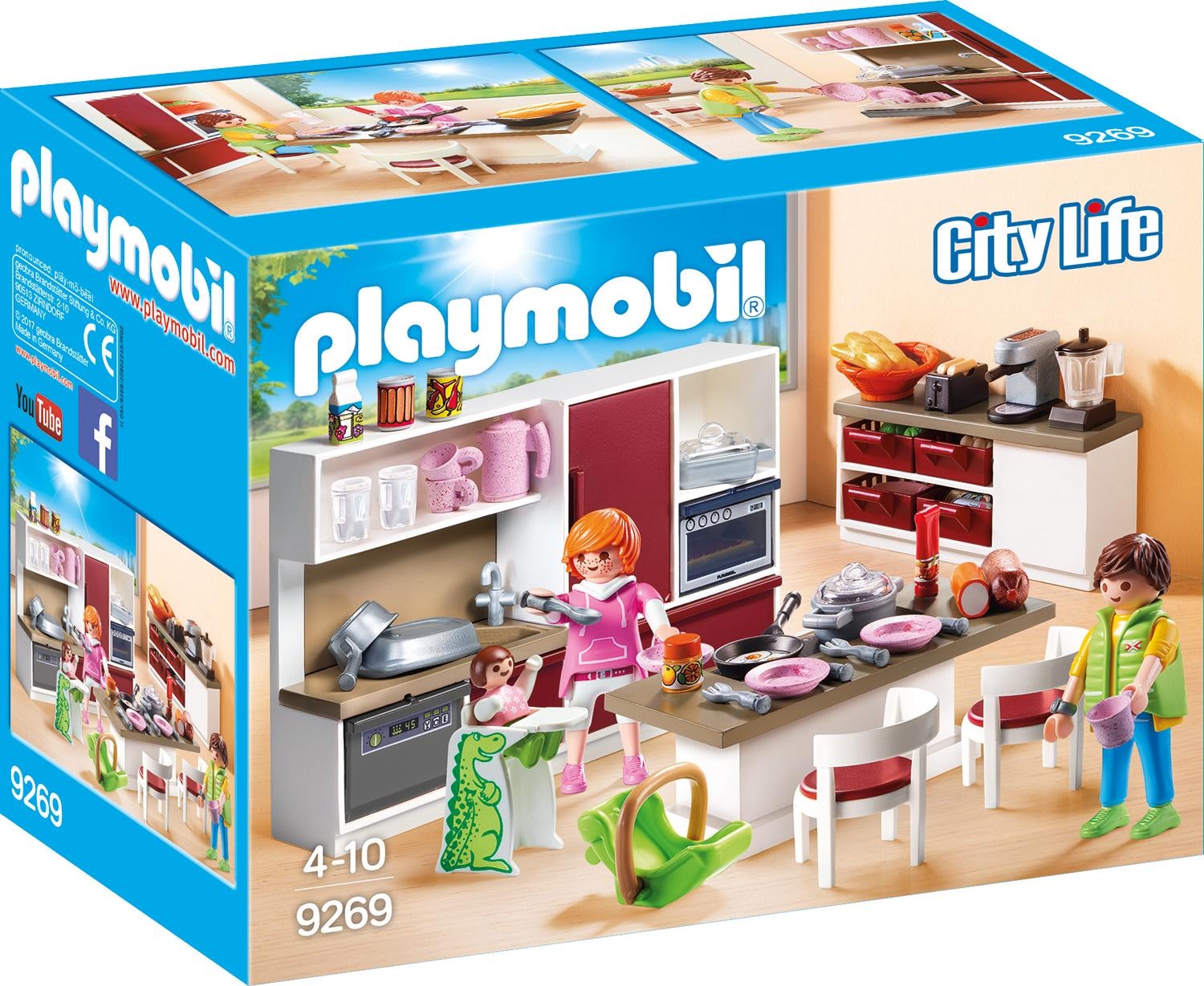 PLAYMOBIL® 70206 Familienküche, Dollhouse, Spielset