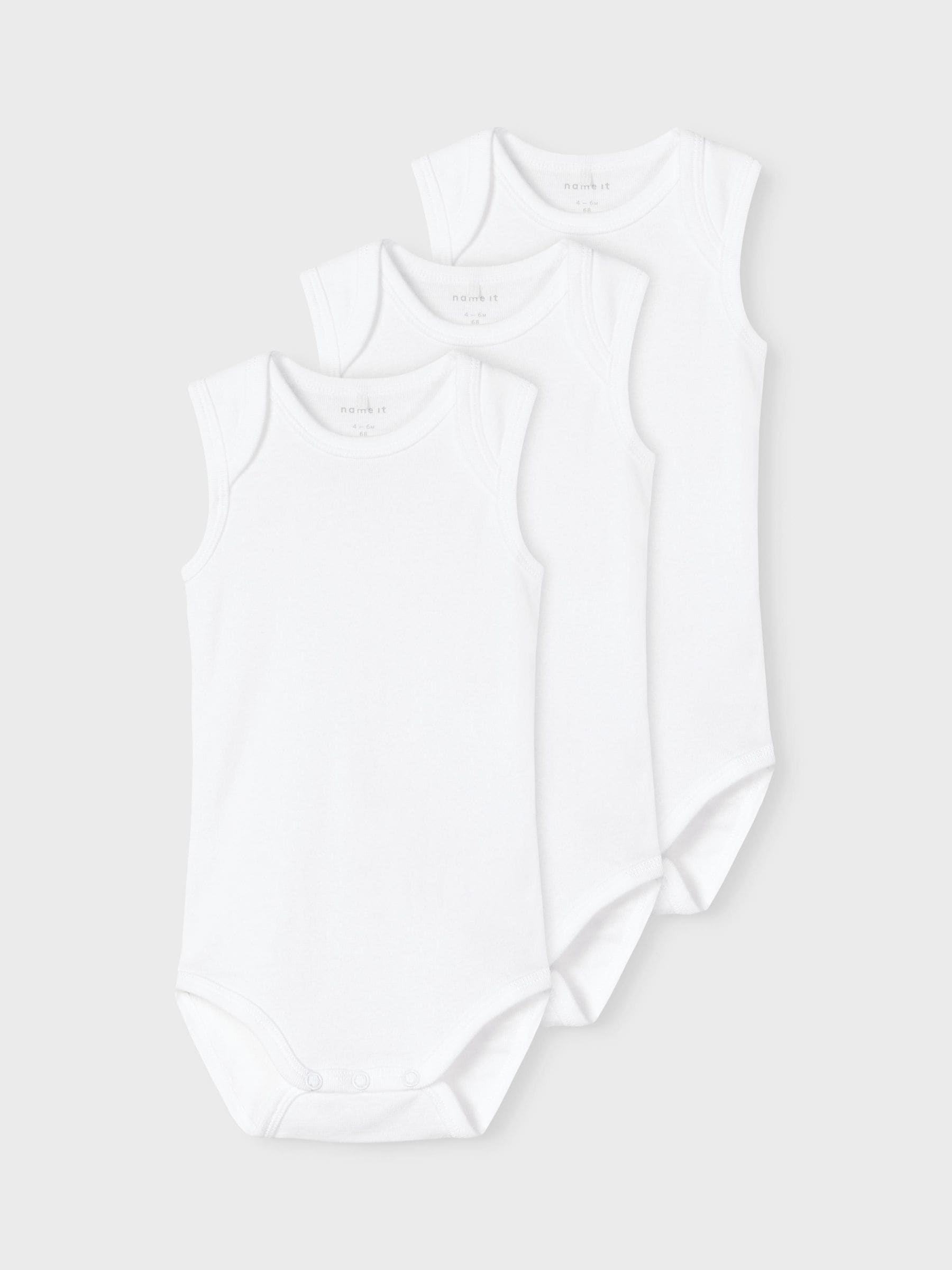 Name It Body »NBNBODY 3P TANK SOLID WHITE 3 NOOS«