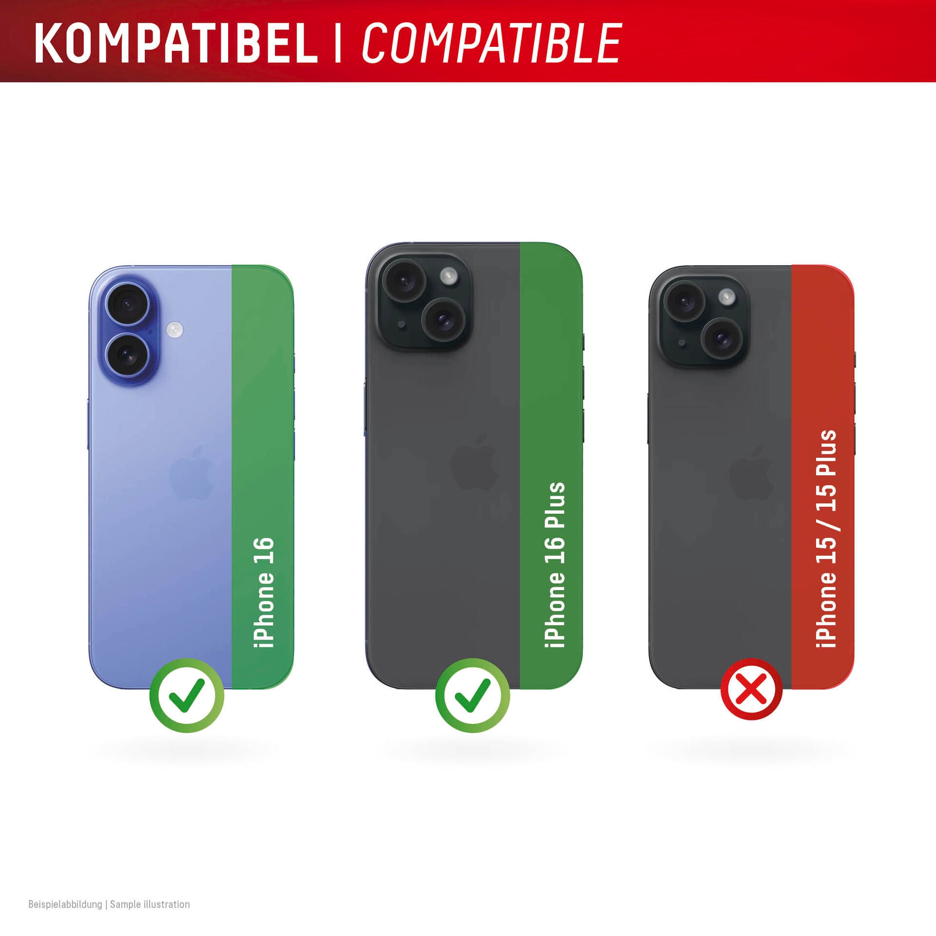 Displex Kameraschutzglas »Camera Lens Glass All-In-One Protector Full Cover«, für Apple iPhone 16-Apple iPhone 16 Plus, (Packung, 2x All-In-One Glas), Objektivschutz, Kameraschutz, kratz- & stoßfest
