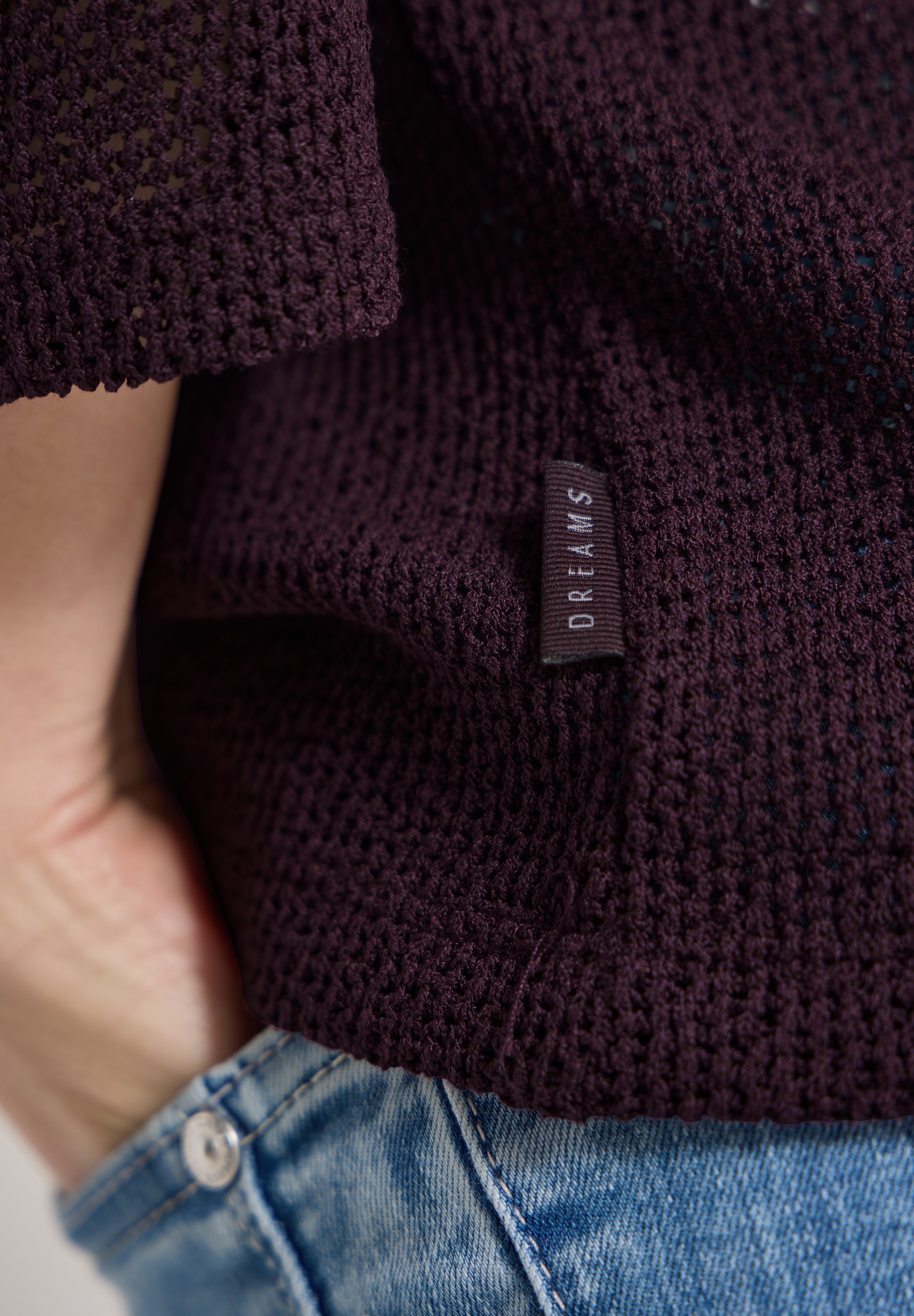 Cecil 3/4 Arm-Pullover mit U-Boot Ausschnitt