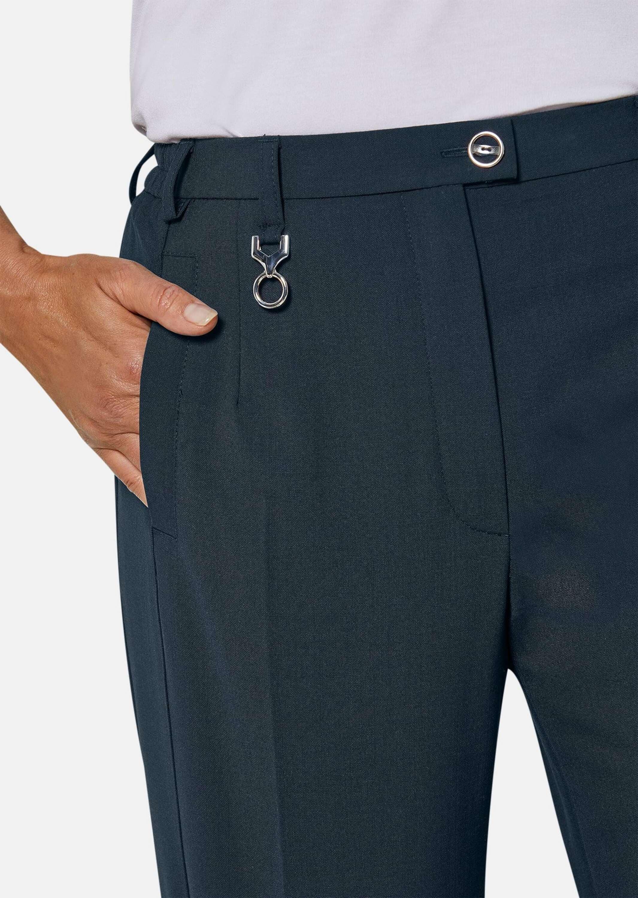 GOLDNER Stoffhose »Kurzgröße Trevira-Schurwollhose CARLA«