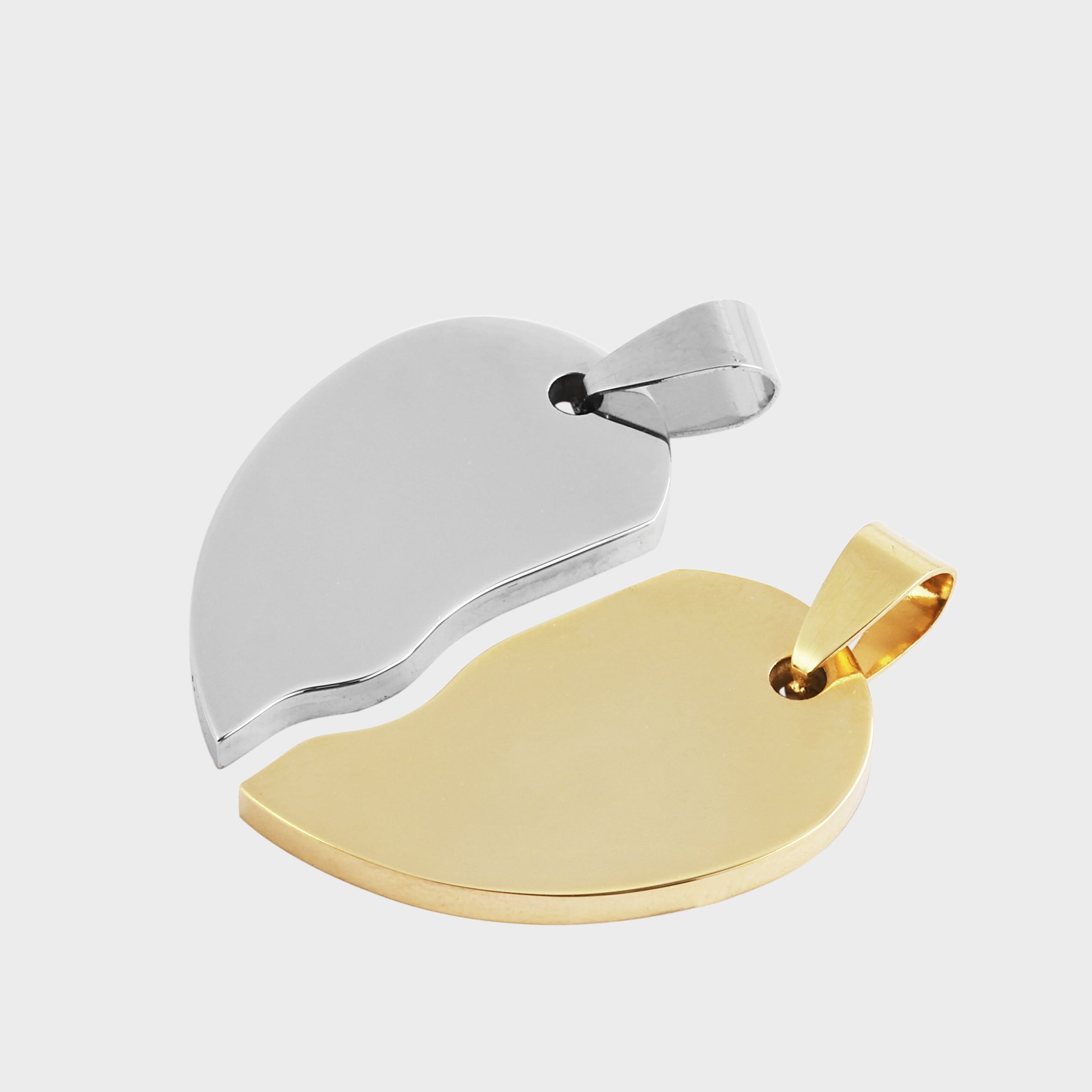 Adelia´s Kettenanhänger »Unisex Anhänger ¿ Herz Gravuranhänger aus Edelstahl«