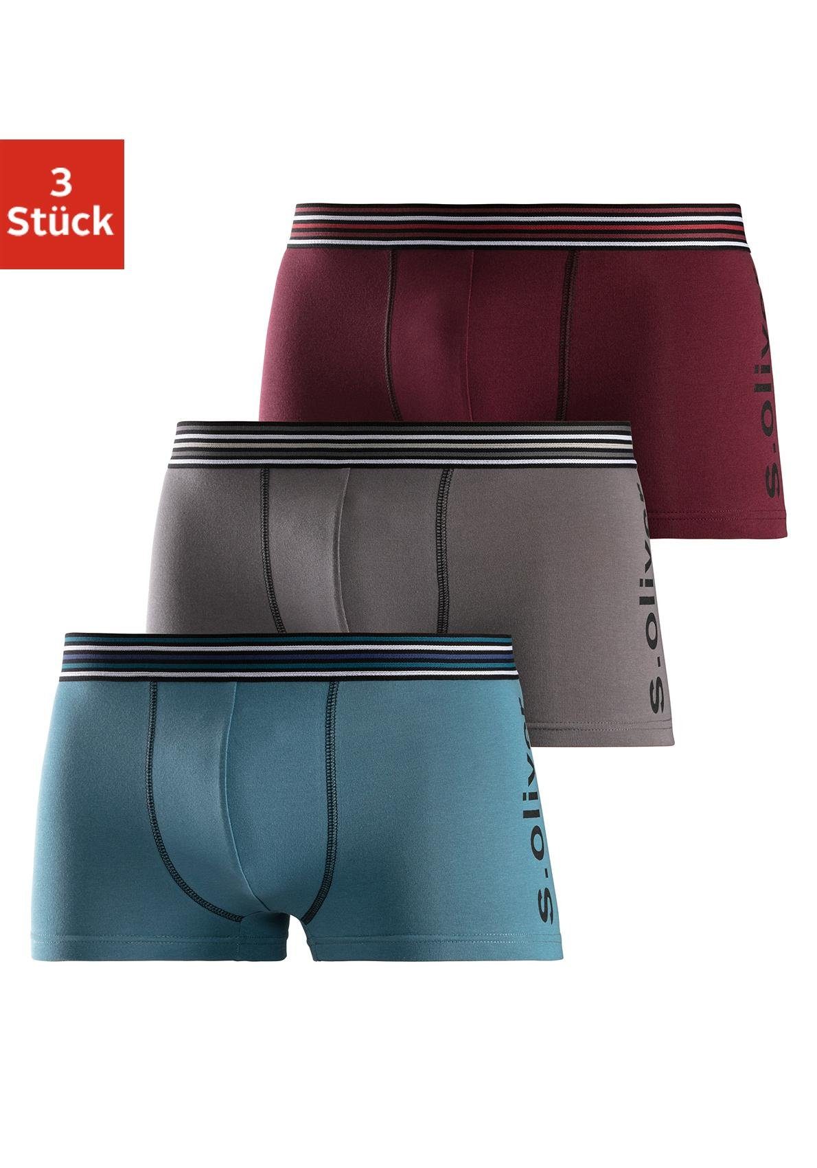 s.Oliver Bodywear Boxer, mit Logo-Druck seitlich