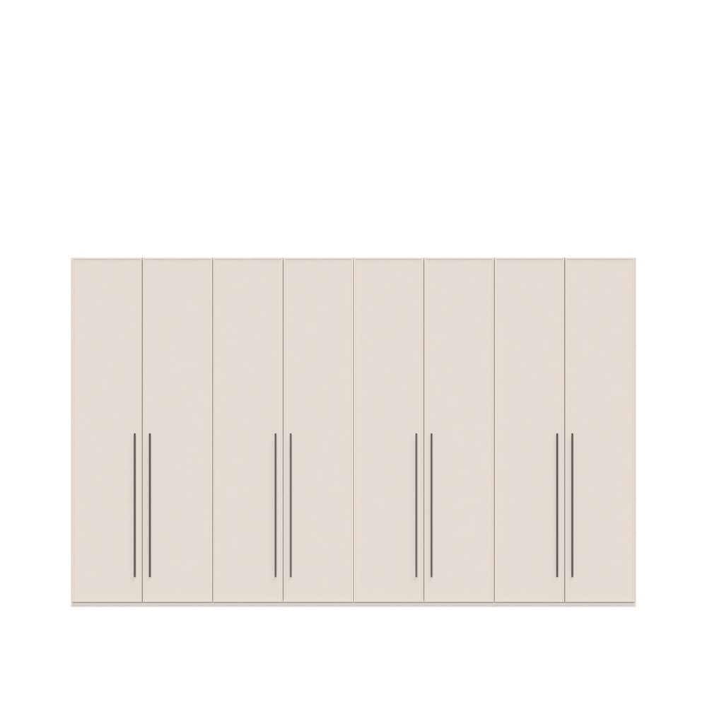 Places of Style Drehtürenschrank »Opera mit oder ohne Kranz inkl. LED-Bel.,B 227,272,317 oder 362 cm«, UV lackiert, Soft Close Funktion, Höhenverstellbare Füße