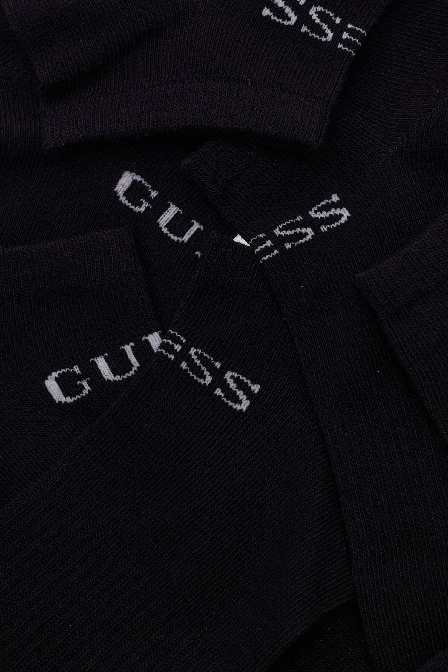 Guess Sneakersocken »SNEAKER SOCKS 6PACK« 6 Paar tlg. mit Logoschriftzug