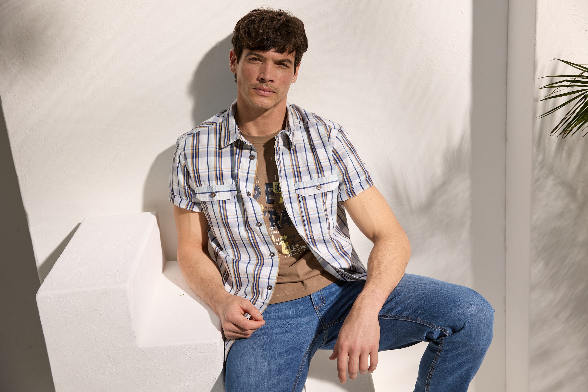 Arizona Stretch-Jeans gerade geschnittenes Bein, niedrige Leibhöhe