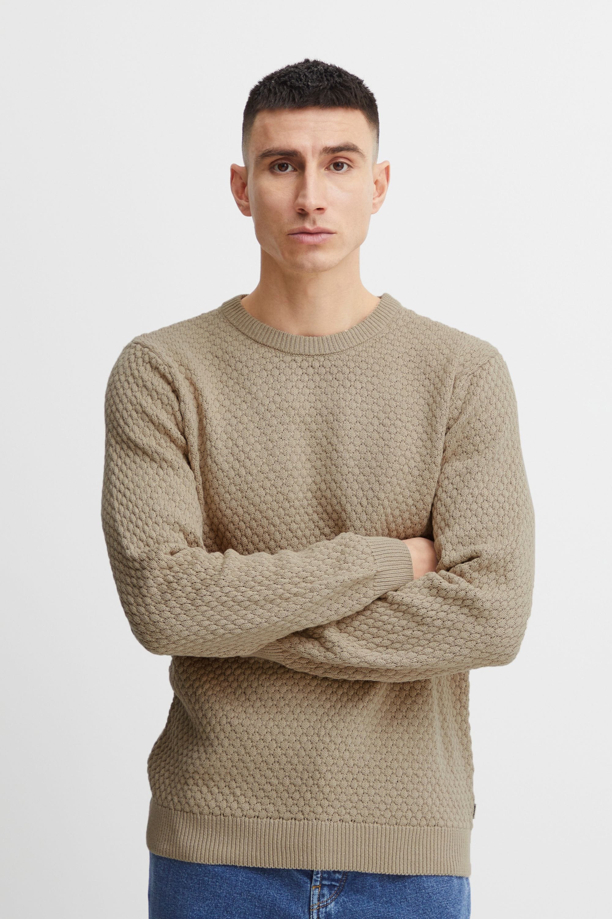 !Solid Strickfleece-Pullover »Strickpullover SDClive«