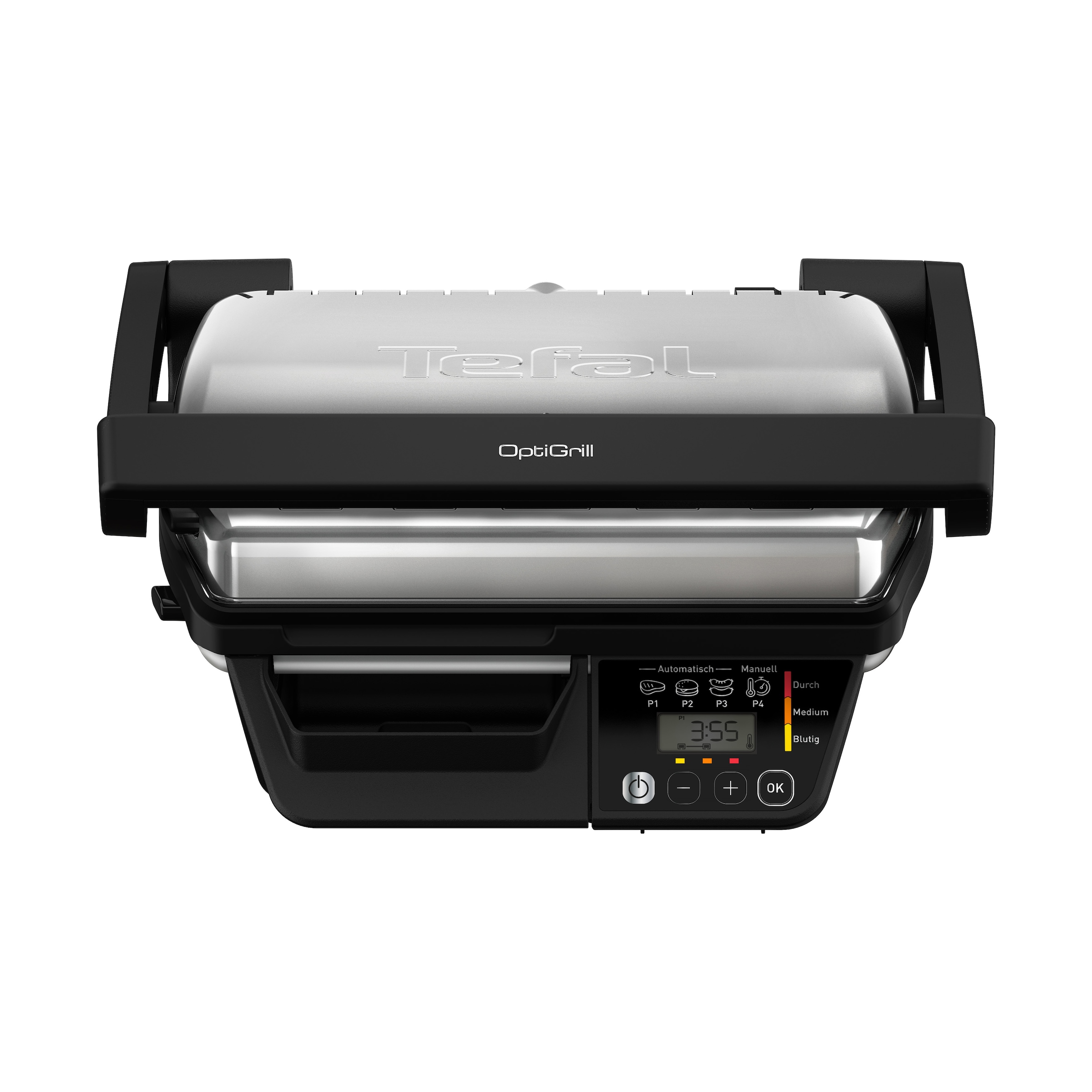Tefal Kontaktgrill »OptiGrill One« Anpassung der Garzeit, Messung der Dicke des Grillguts, 3 Programme