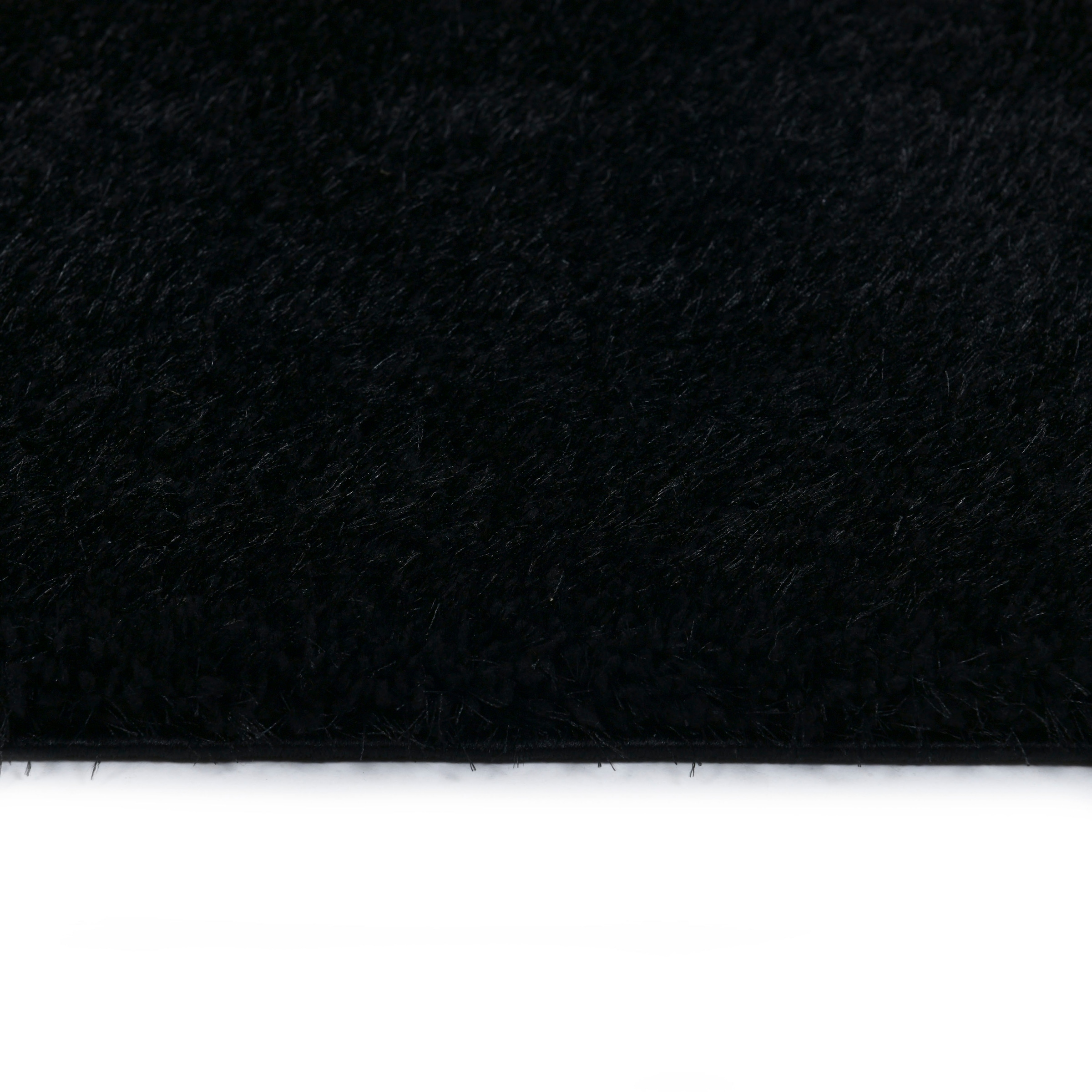 my home Hochflor-Teppich »Amina«, rechteckig, 43 mm Höhe, Shaggy in Uni-Farben, einfarbig, leicht glänzend, besonders weich