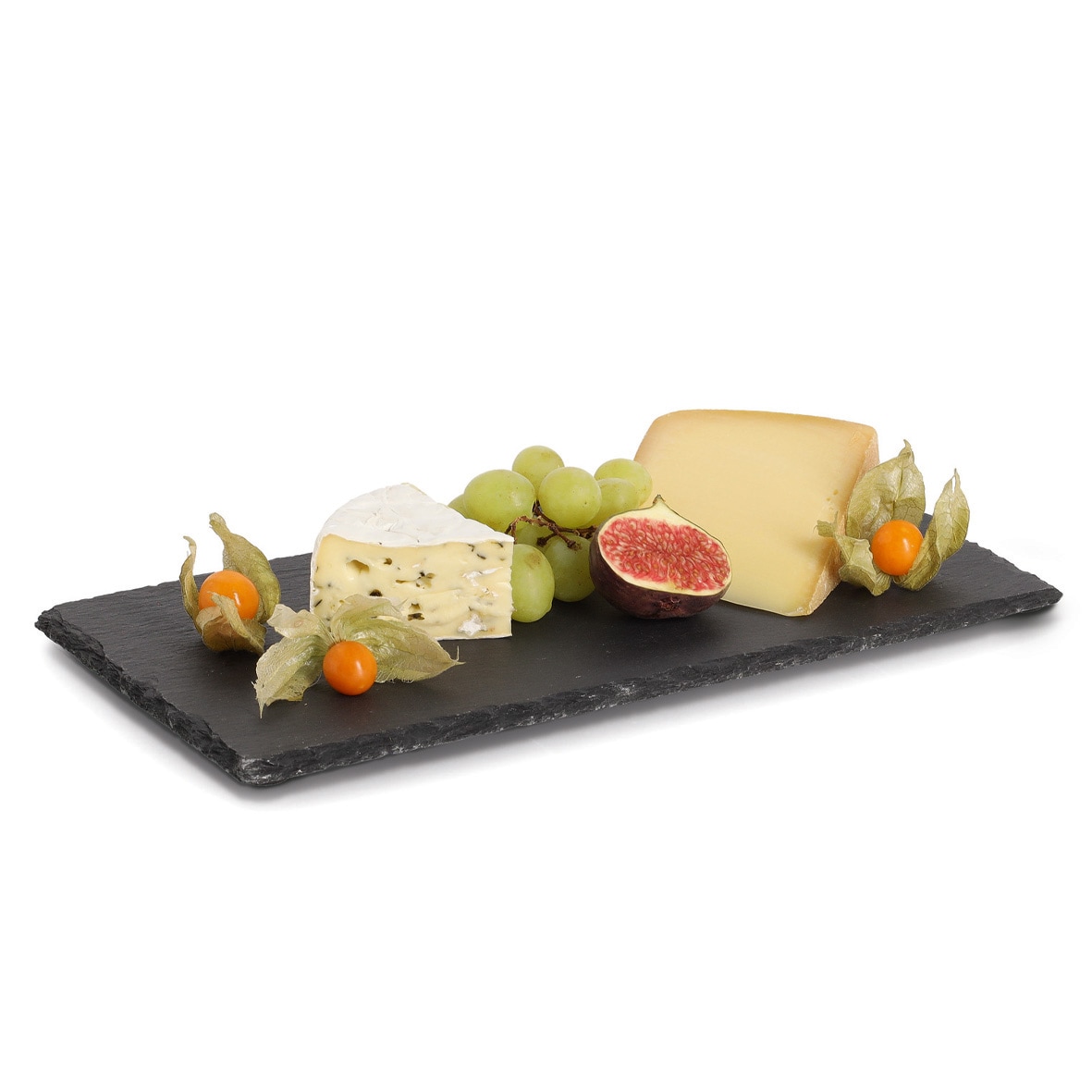 Zeller Present Servierplatte »Servierplatten, Schiefer, 4tlg.« ca. 30x15x0,7 cm