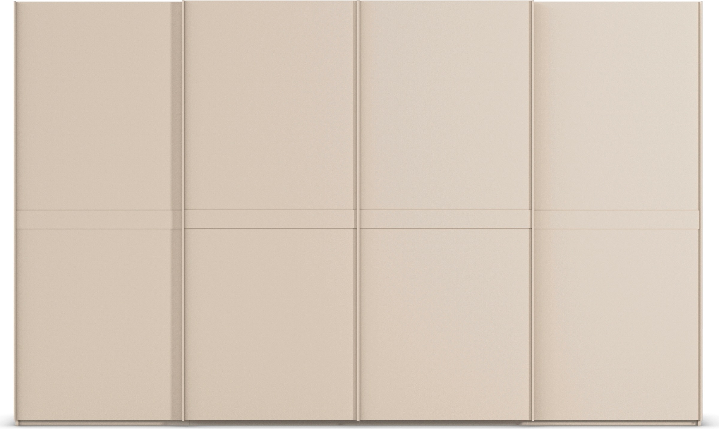rauch Schwebetürenschrank »Kleiderschrank Schrank Garderobe Schlafzimmerschrank SCALE-LINE«, edle Optik mit Bauchbinde in Korpusfarbe Dekorfront MADE IN GERMANY