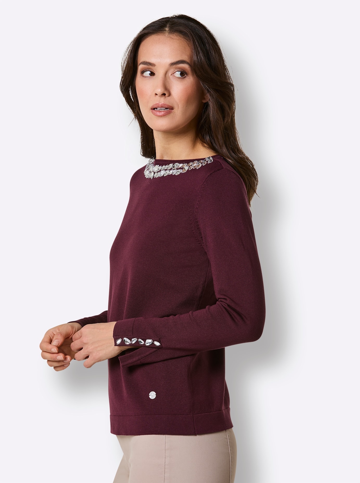 CREATION L PREMIUM Strickpullover »Lyocell-Viskose-Pullover«