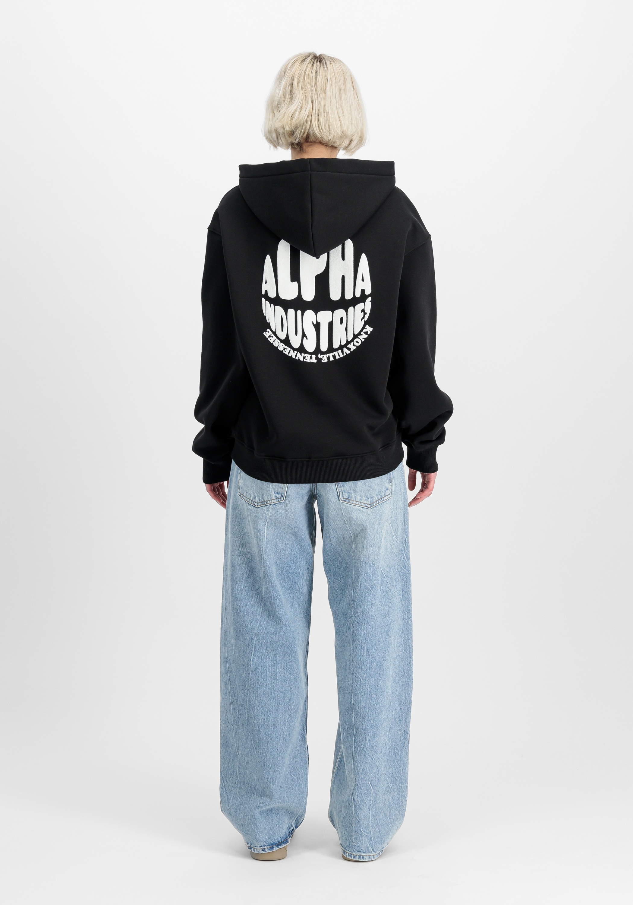 Alpha Industries Hoodie »Alpha Industries Women - Hoodies Logo Hoodie Backprint W«