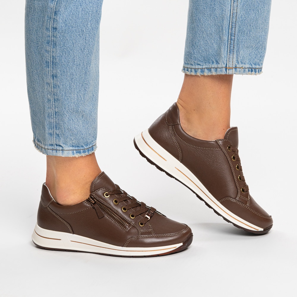 Ara Keilsneaker »OSAKA«  Freizeitschuh, Halbschuh, Schnürer in Komfortweite H (=sehr weit)