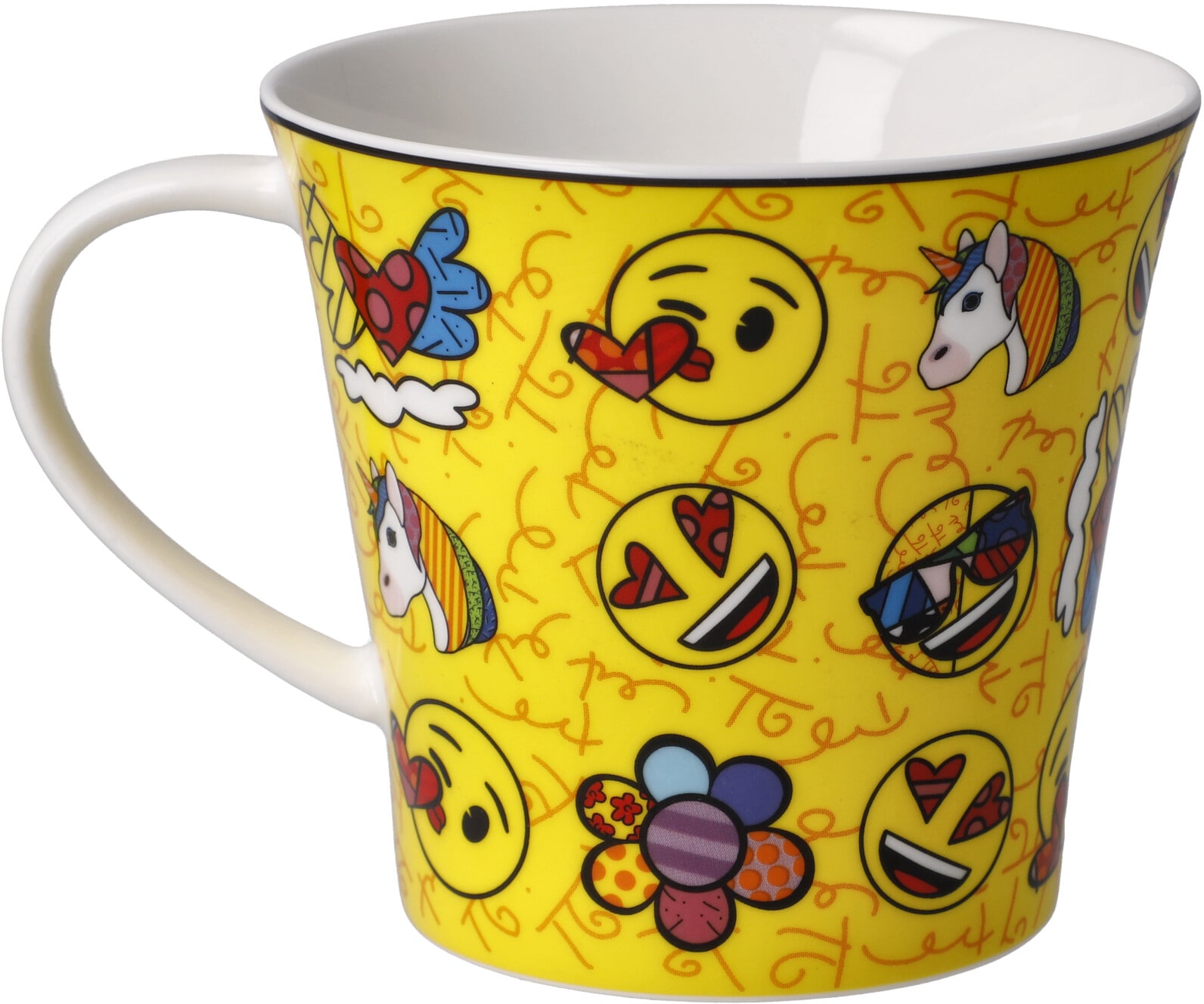 Goebel Tasse »Britto Emojis«, Pop Art, Coffee-/Tea Mug, Emoji® by BRITTO® - Summer Feelings