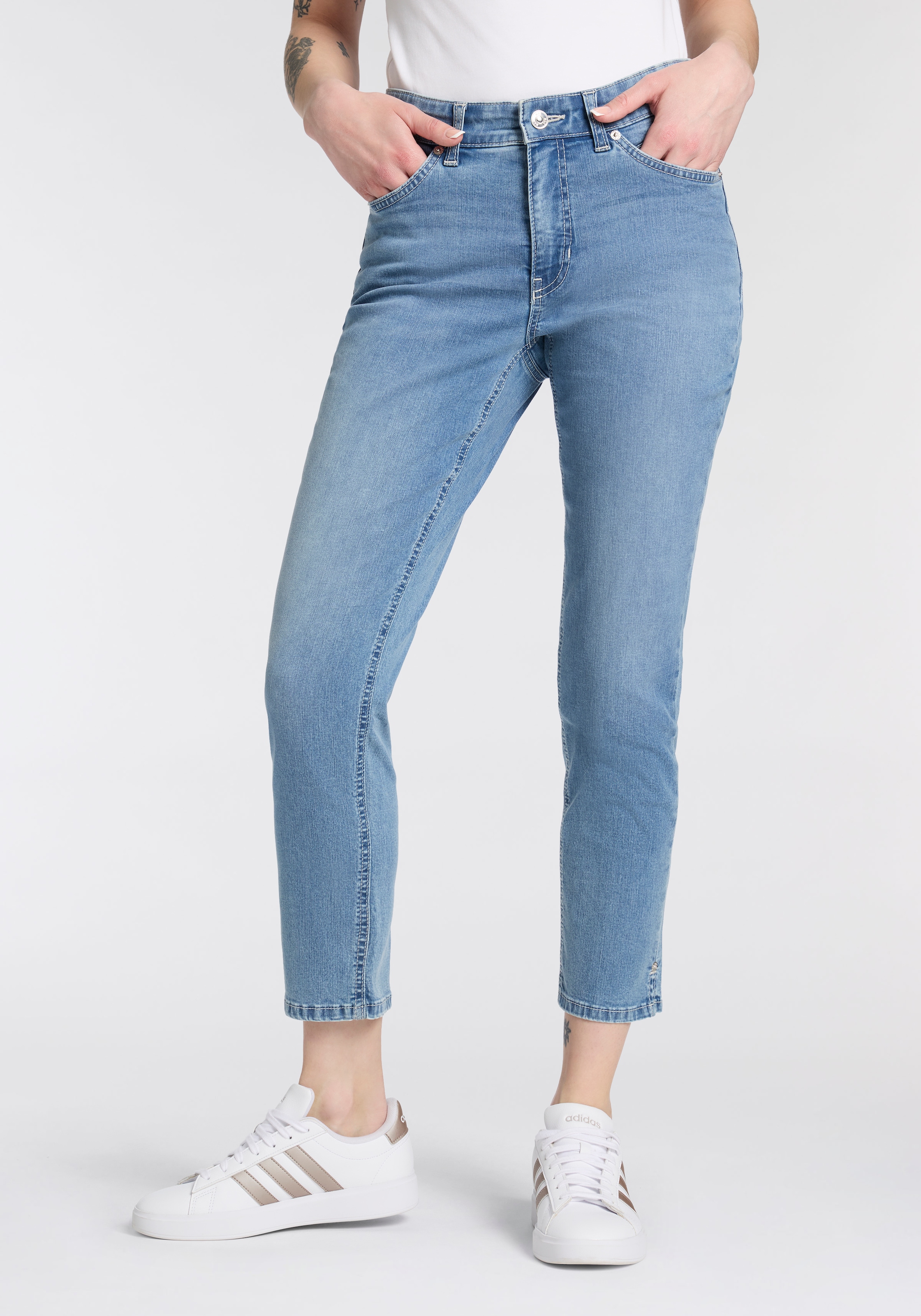 MAC 7/8-Jeans »MELANIE 7/8 summer« Sommerliche Denim-Qualität, sehr leicht im Gewicht