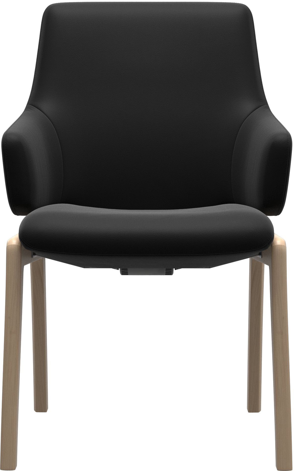 Stressless® Polsterstuhl »Laurel«, Leder PALOMA, Low Back mit Armlehne, Größe L, mit abgerundeten Beinen in Walnuss