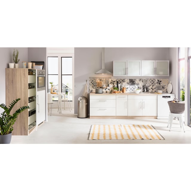 wiho Küchen Küchenzeile »Aachen«, mit E-Geräten, Breite 290 cm bestellen  online bei OTTO