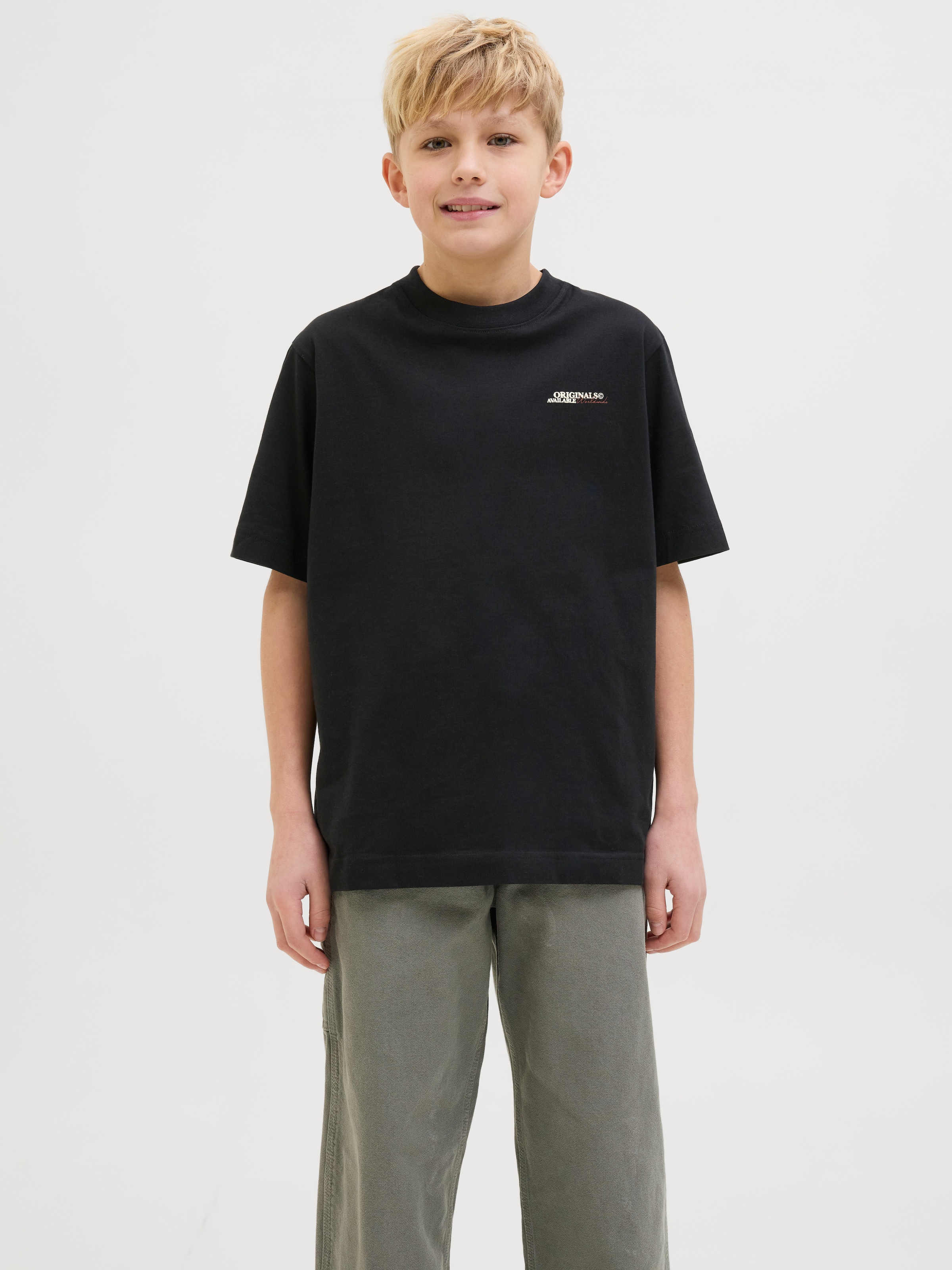 Jack & Jones Junior T-Shirt »JORISLINGTON TYPE TEE SS CREW N. SN JNR«