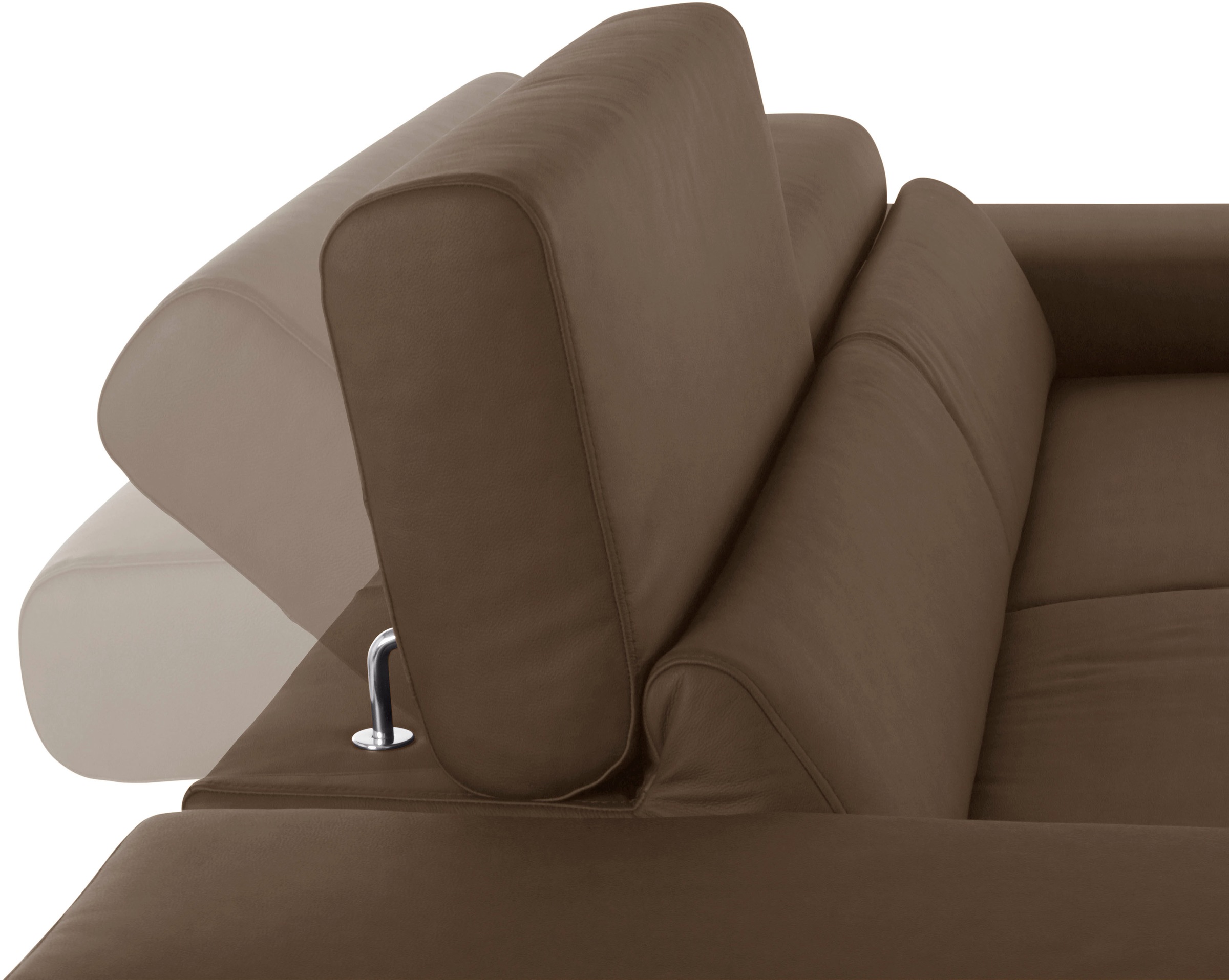 W.SCHILLIG 2-Sitzer »finn«, German Design Award 2016, Fußgestell Nussbaum natur, Breite 210 cm