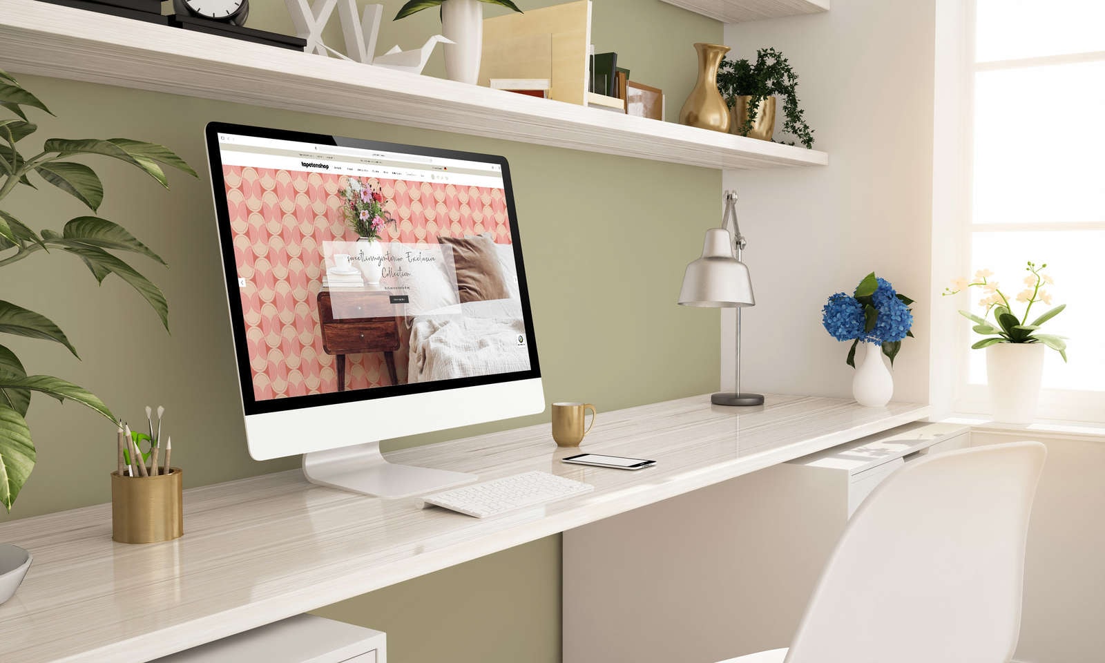 A.S. Création Wand- und Deckenfarbe »Seidenmatt Innenfarbe THE COLOR KITCHEN« für Wohnzimmer Schlafzimmer Flur Küche, versch. Grüntöne