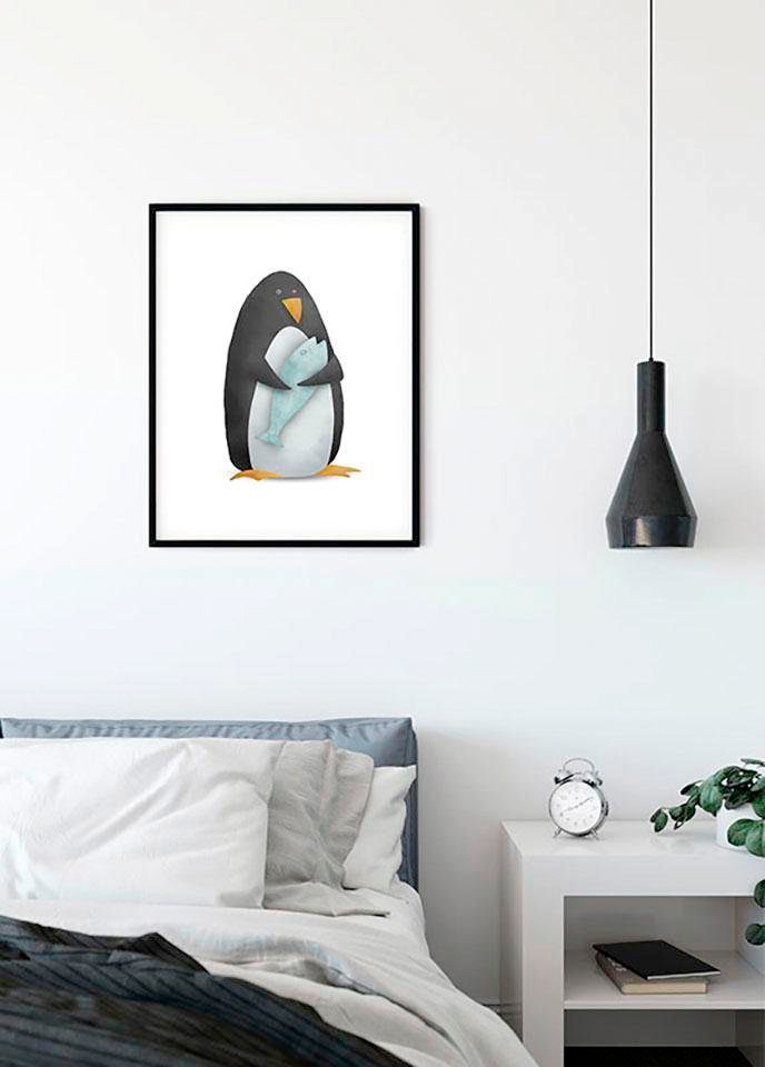 Komar Bild »Cute Animal Penguin«, Tiere, (1 St.), Wandbild zur Dekoration - ohne Rahmen