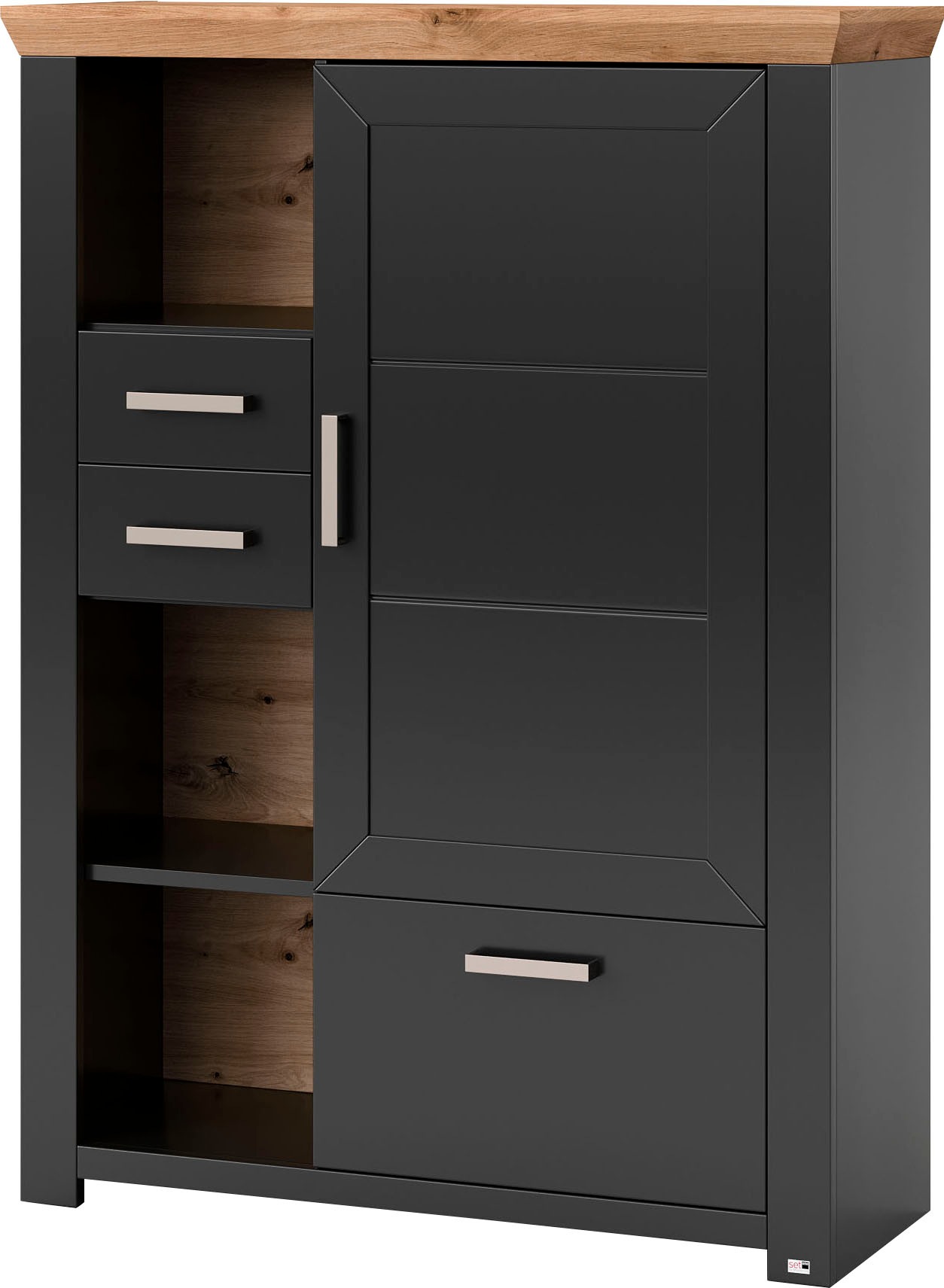 set one by Musterring Highboard »york«, Typ 26, mit 1 Tür, Türanschlag rechts