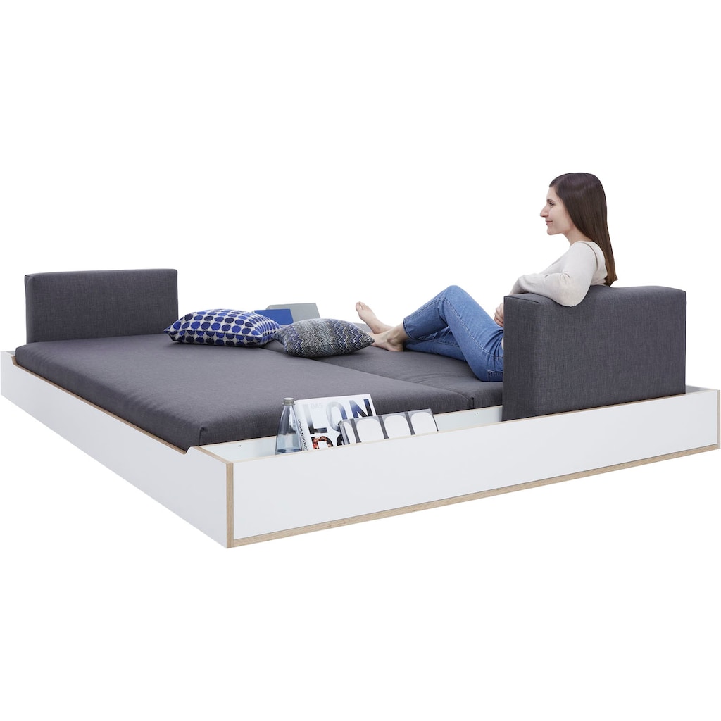 Müller SMALL LIVING Futonbett »MAUDE Bett«, Überlänge 220 cm