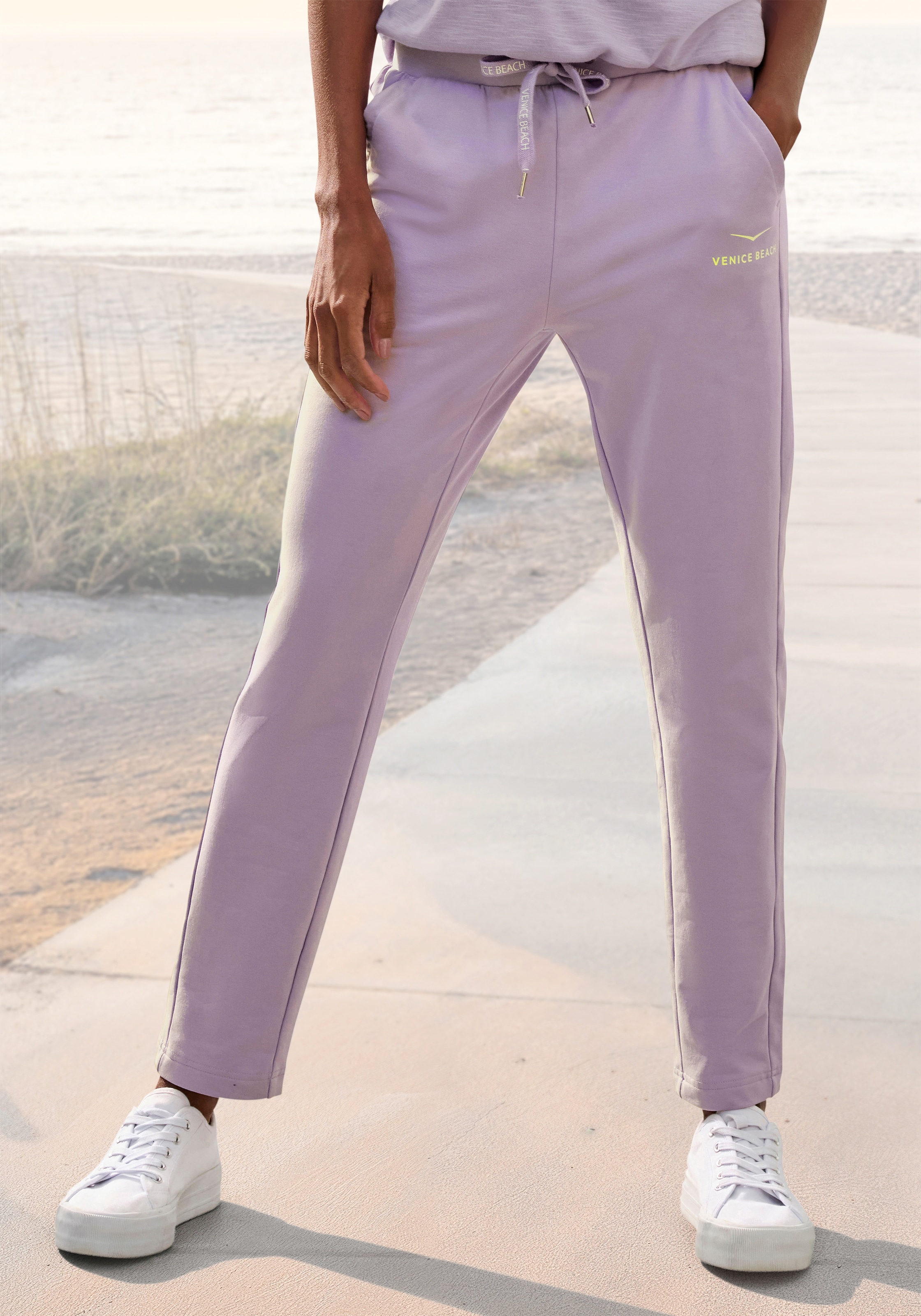 Venice Beach Sweathose, mit Logoprint, Jogginghose, Loungewear