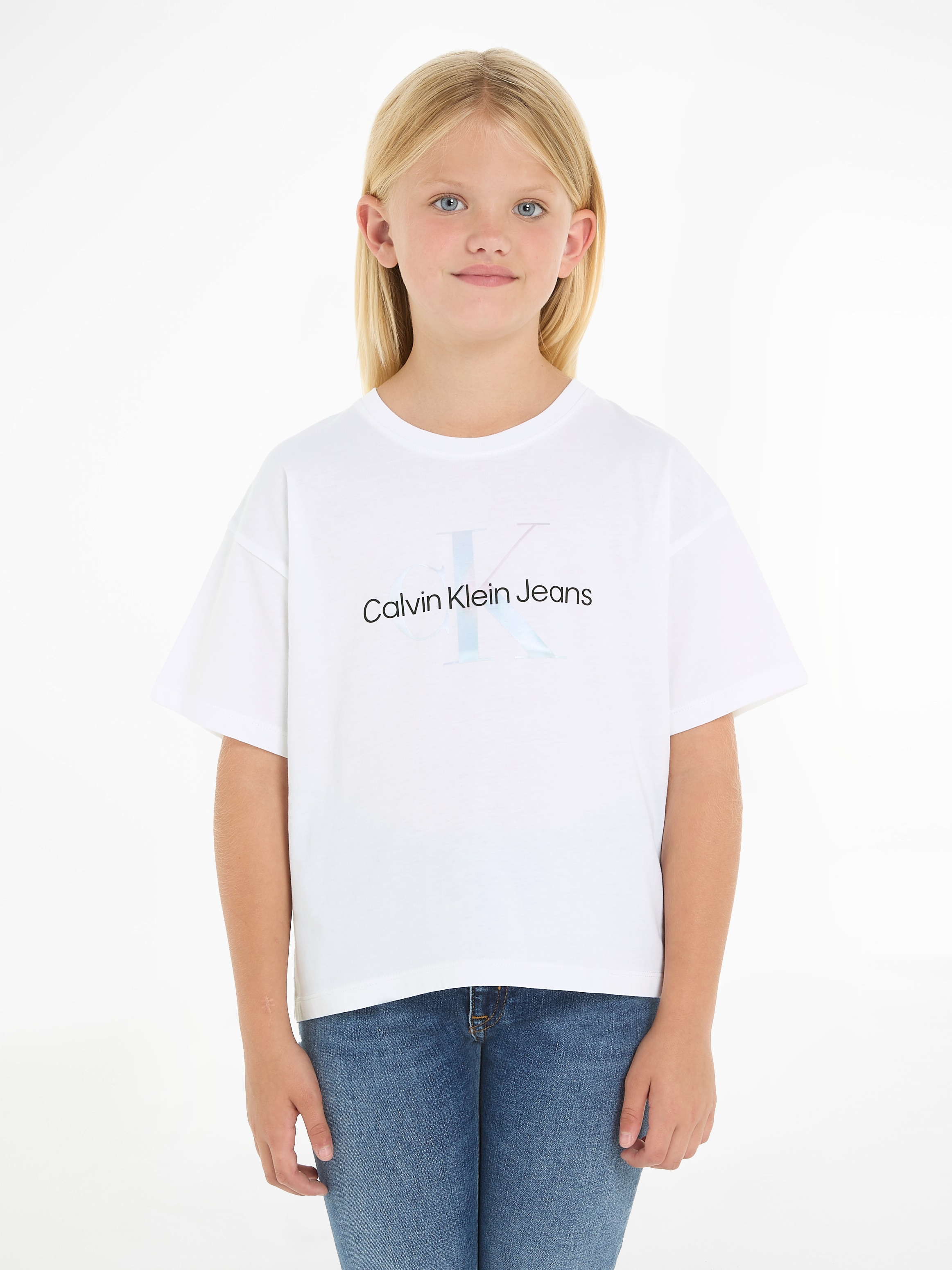 T-Shirt »SERENITY MONOGRAM BX SS T-SHIRT«, Kinder bis 16 Jahre