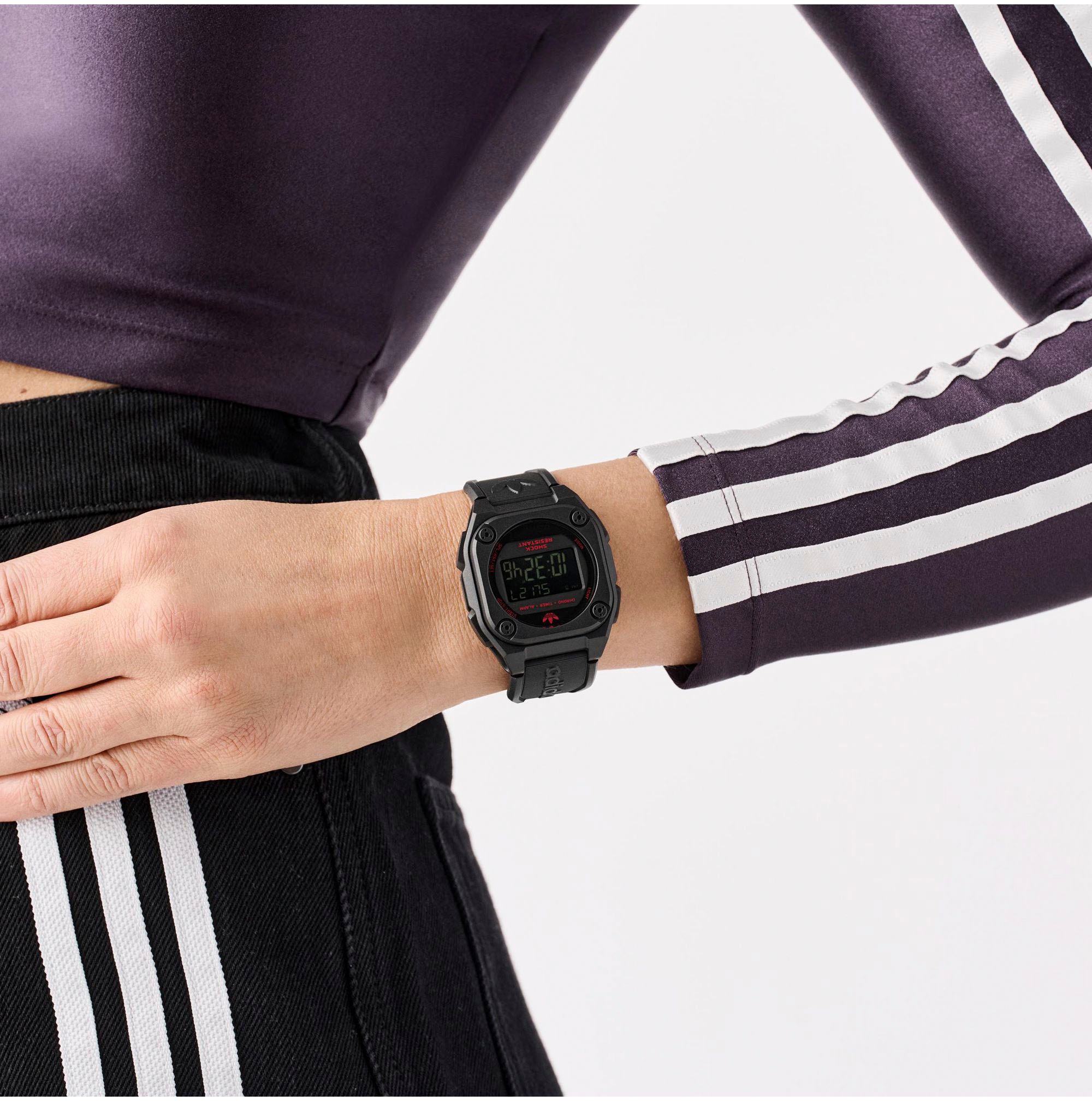 adidas Originals Chronograph »CITY TECH FOUR«, Quarzuhr, Armbanduhr, Herrenuhr, Damenuhr,Datum, Stoppfunktion,digital