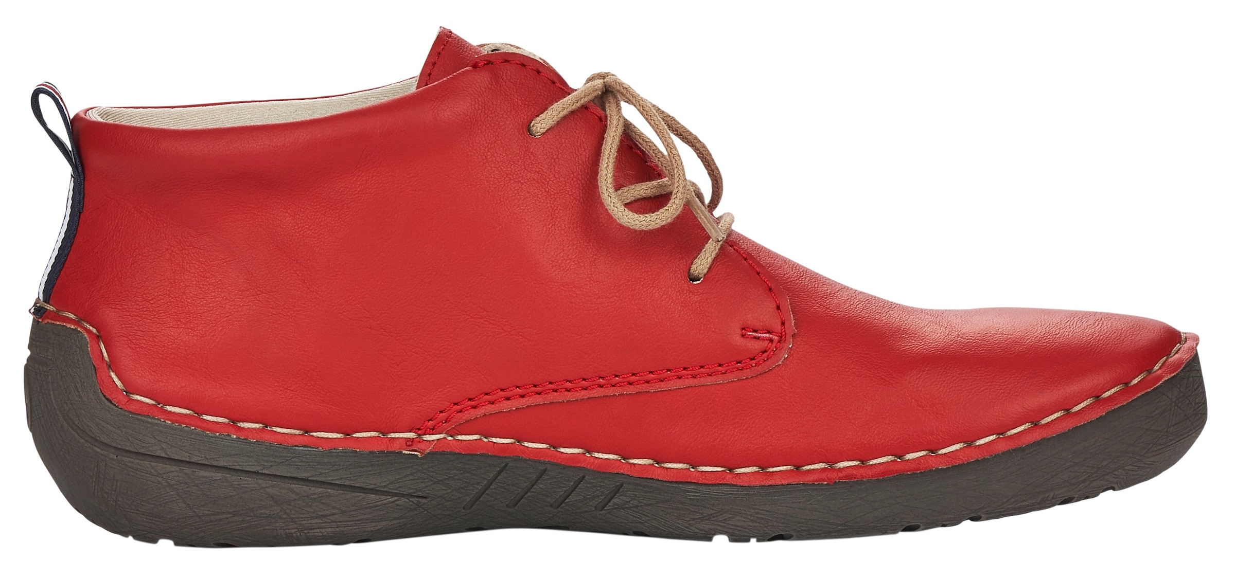 Rieker Schnürboots, Stiefelette, Schnürstiefelette mit Rahmennaht