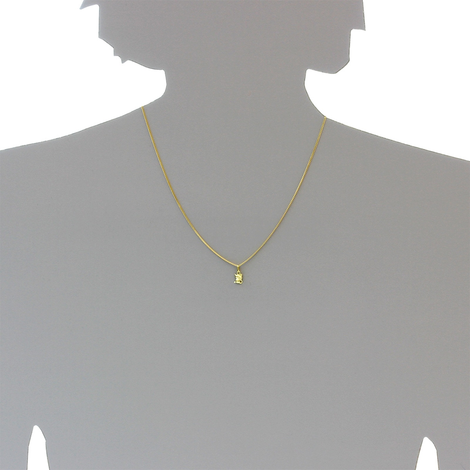 OSTSEE-SCHMUCK Kette und Anhänger Set »- Mäuschen - Gold 333/000 -,«