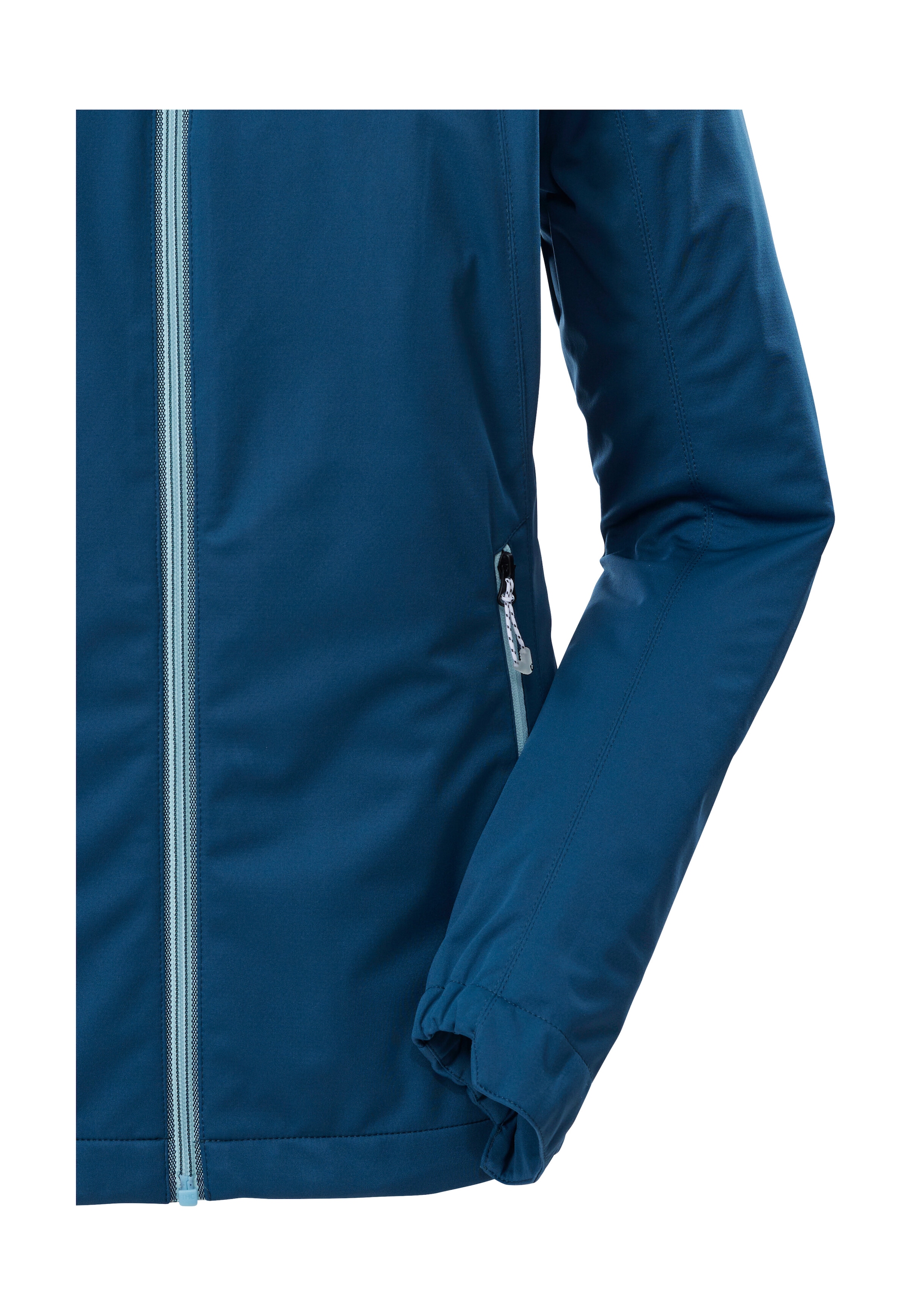 Killtec Softshelljacke »KOS 69 WMN SFTSHLL JCKT« Winddichte, wasserabweisende Damenjacke mit abnehmbarer Kapuze