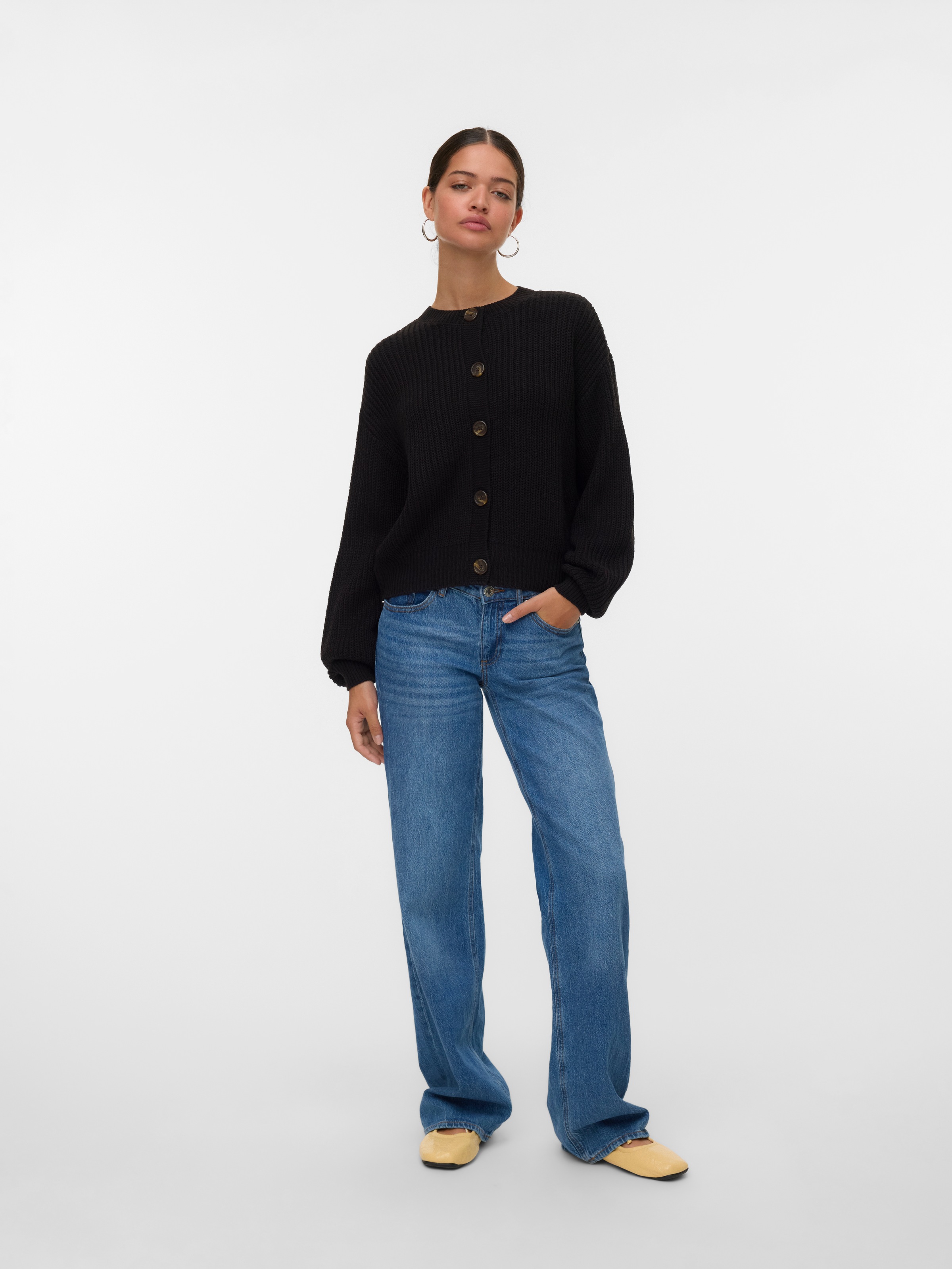 Vero Moda Strickjacke »VMLEA LS O-NECK CARDIGAN NOOS«