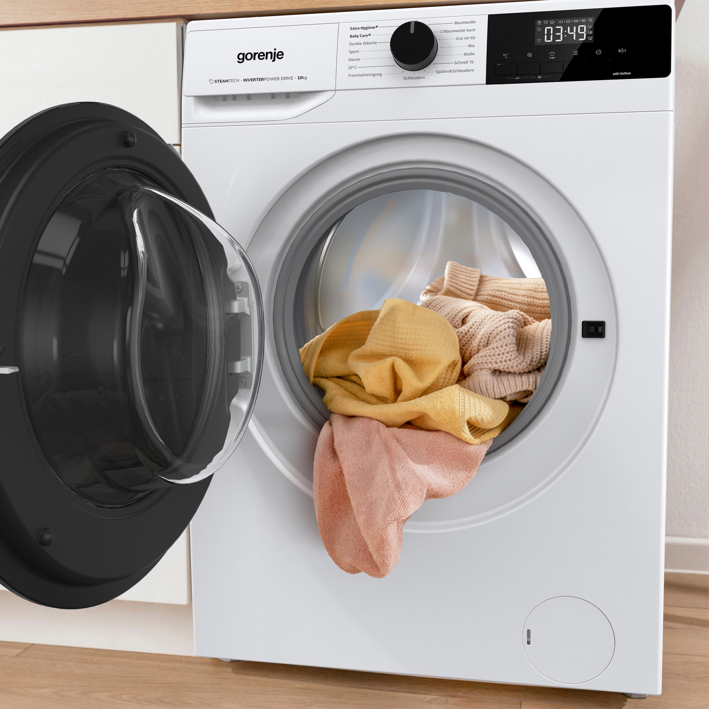GORENJE Waschmaschine »WNHAI 14 APS/DE«, 10 kg, 1400 U/min, AquaStop