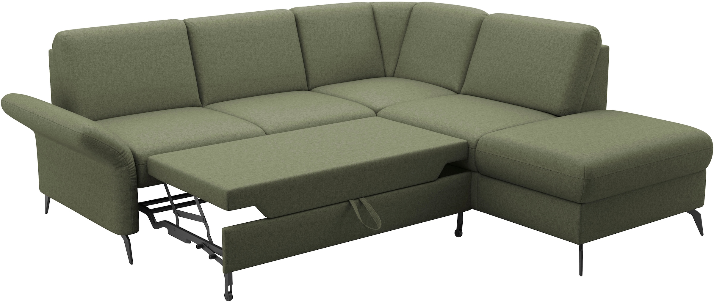 Home affaire Ecksofa »Rochelle«, optional: Armteilverstellung, klappbar, Bettkasen